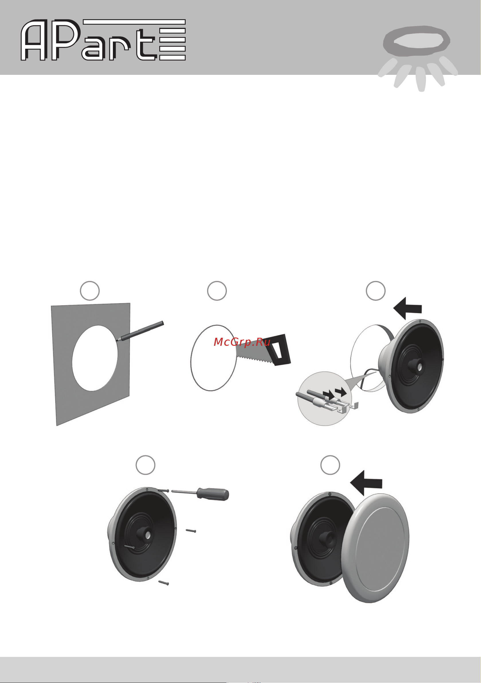 APart CMAR6 [4/12] Using the cutout template