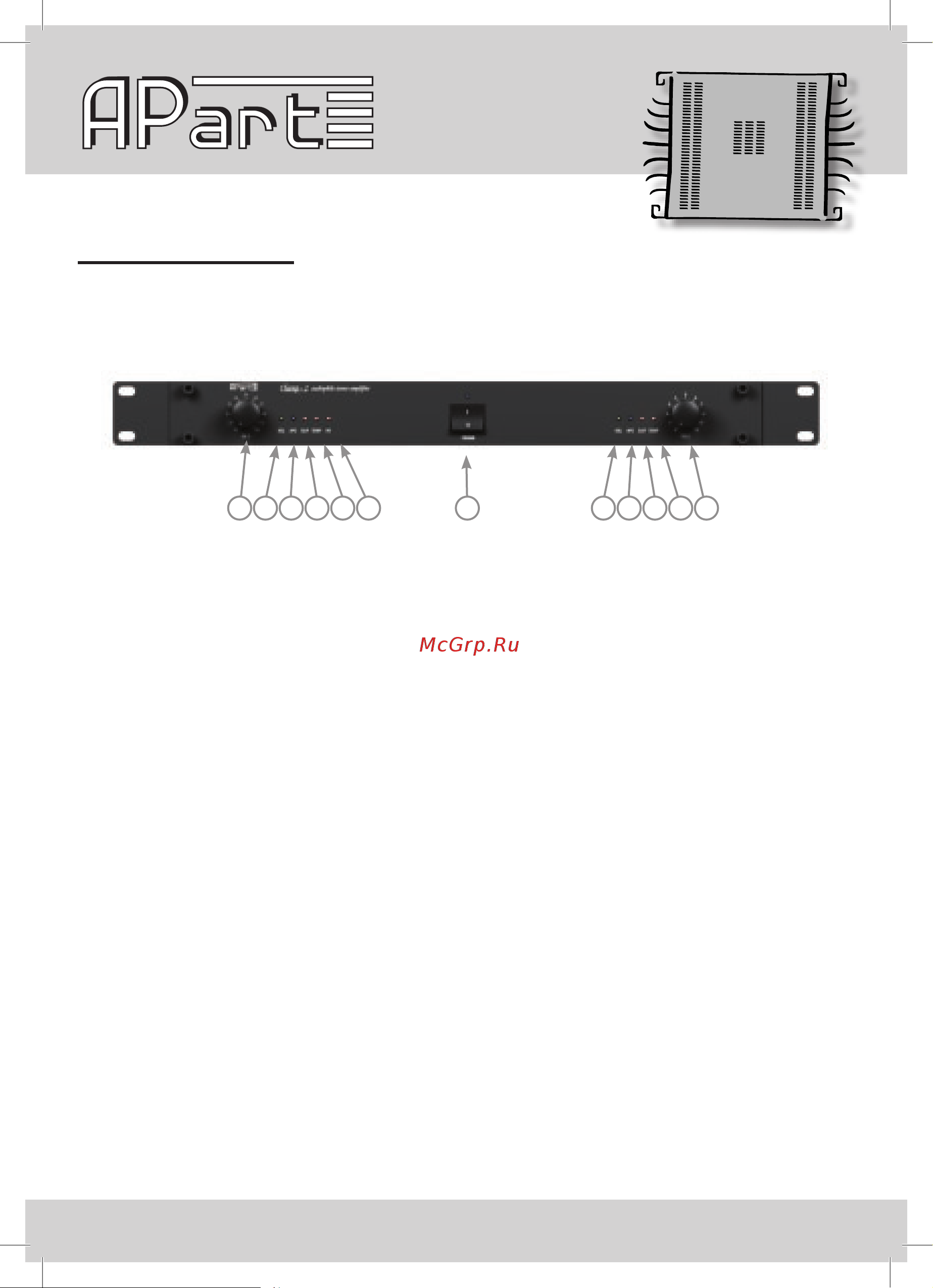 APart CHAMP-2 [7/16] Inputs and outputs