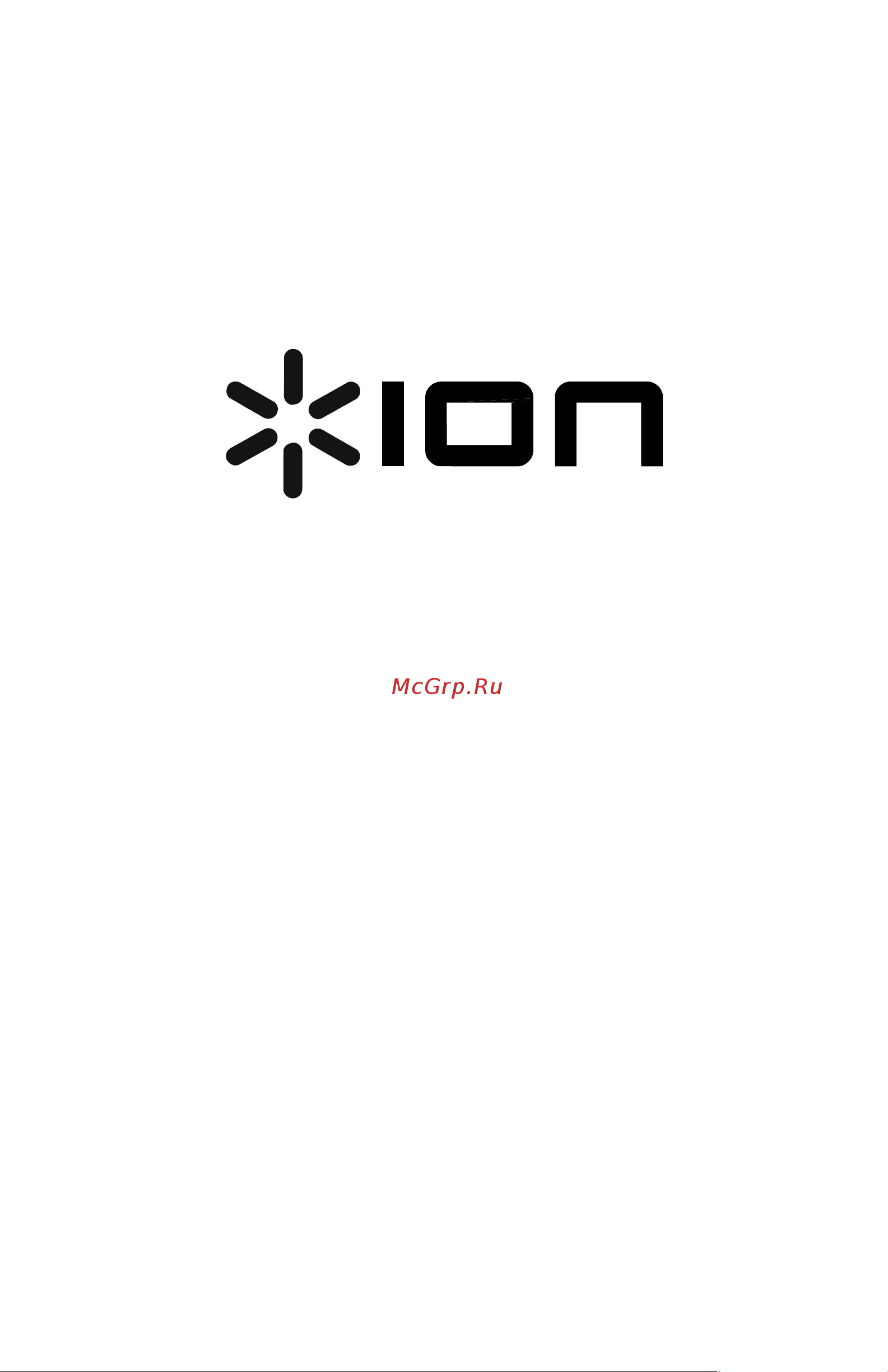 Ion Audio TAILGATER BLUETOOTH Руководство по эксплуатации онлайн