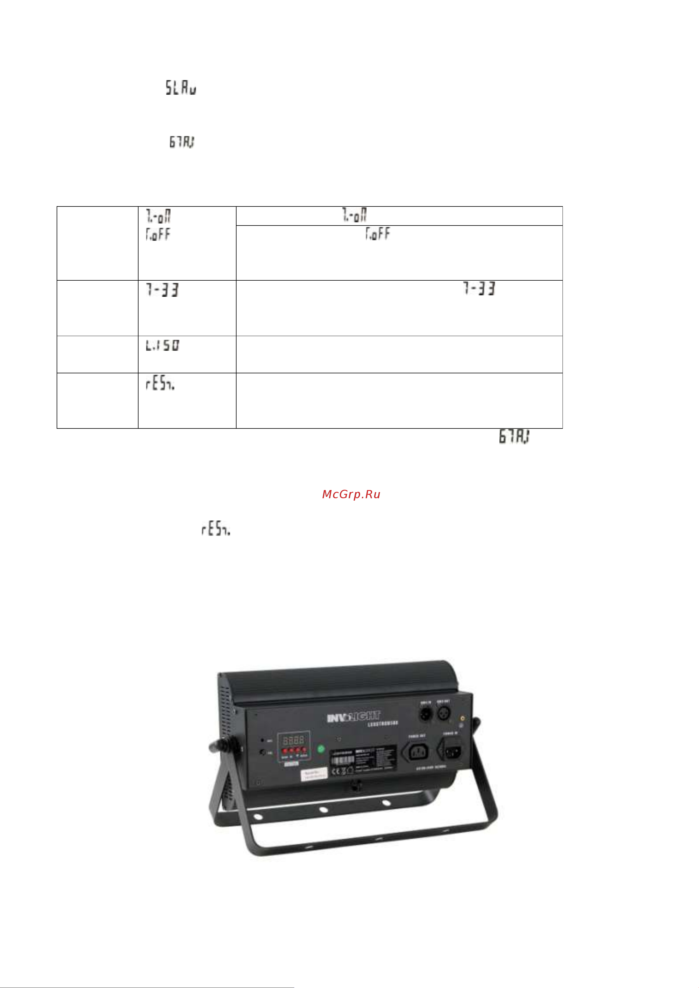 Involight LED STROB500 Руководство по эксплуатации онлайн [5/6] 759308