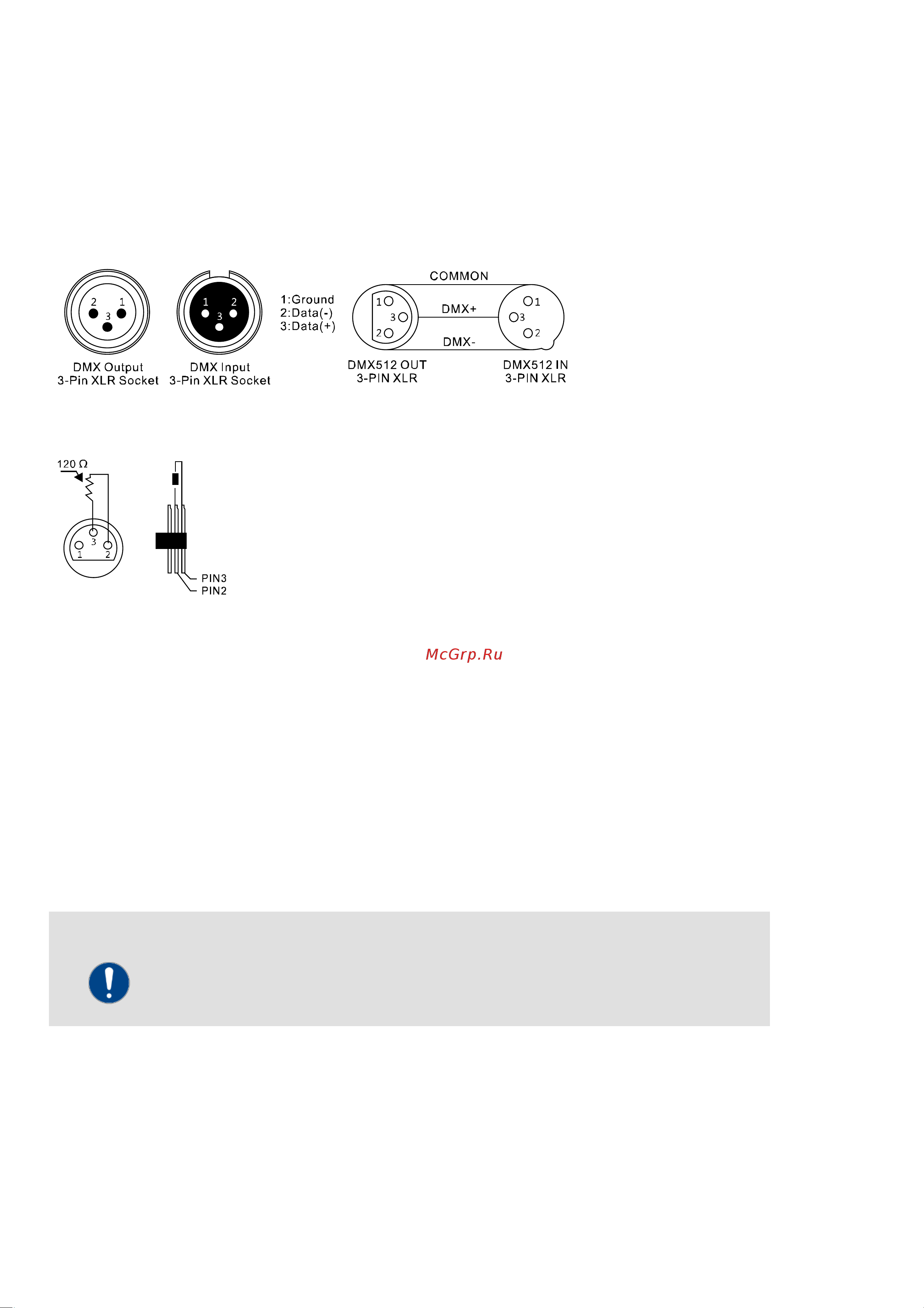 Involight LED SPOT124 [8/11] Соединения в режиме dmx
