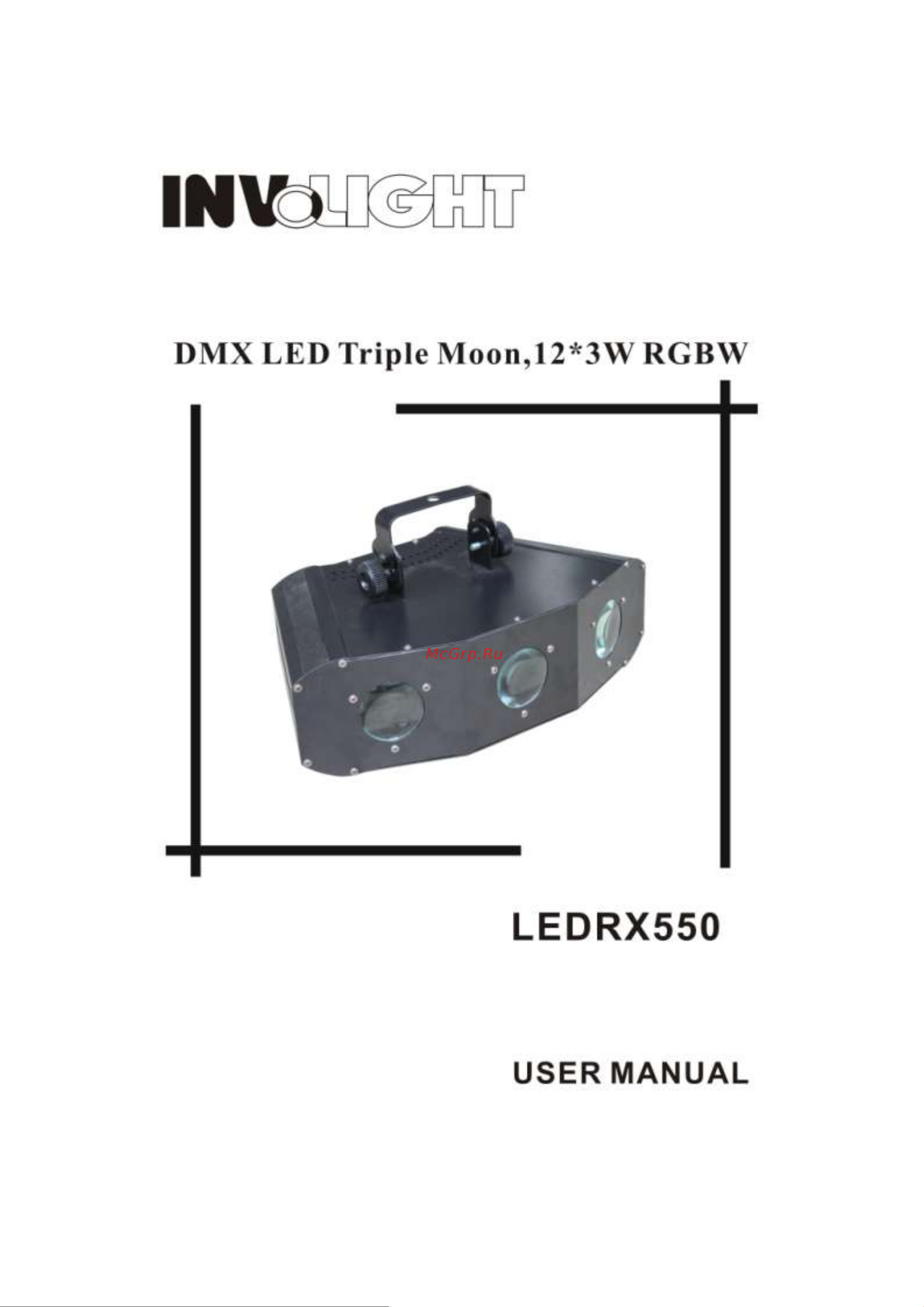 Involight LED RX550 Руководство по эксплуатации онлайн