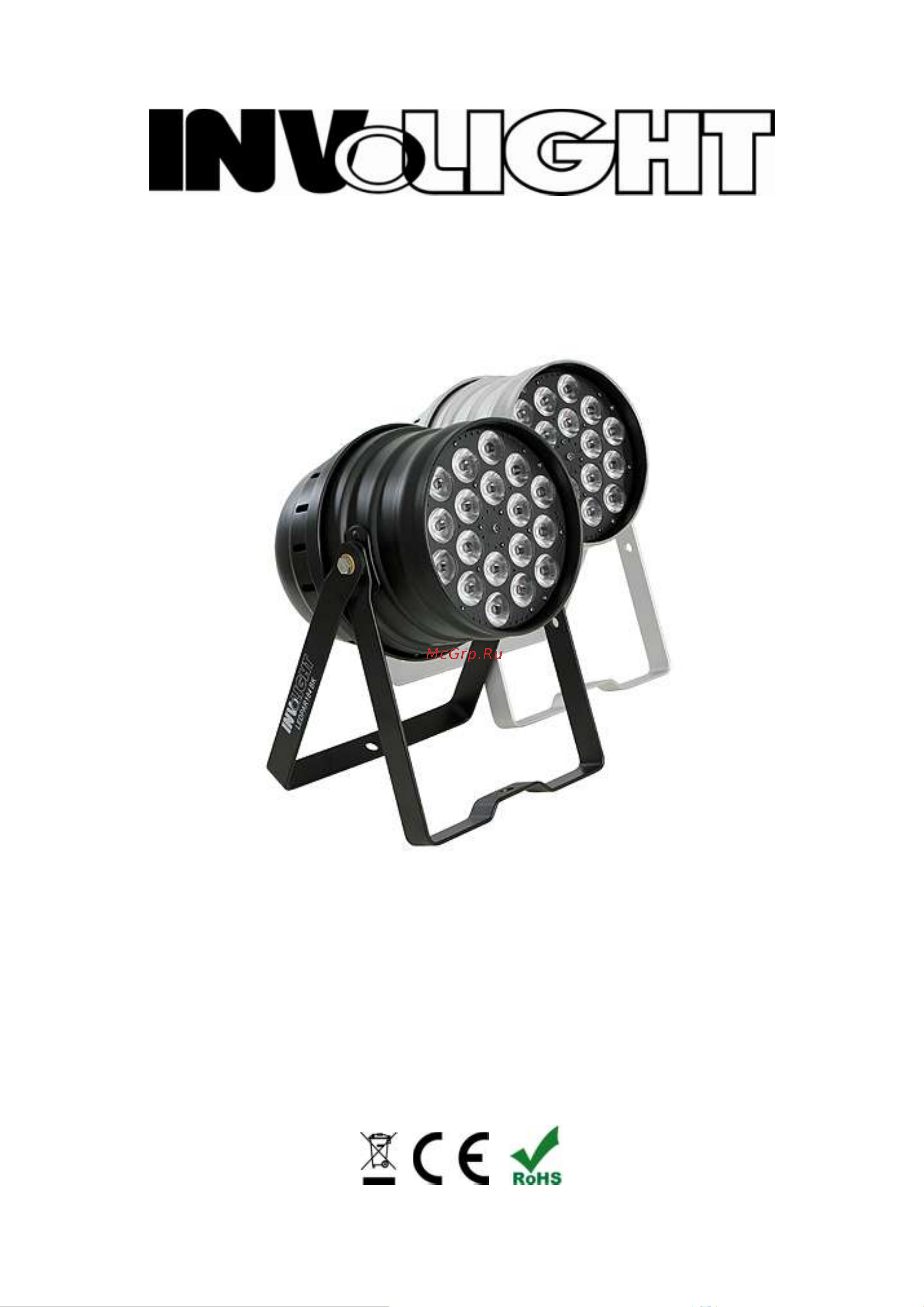 Involight LED PAR184 BK Руководство по эксплуатации онлайн