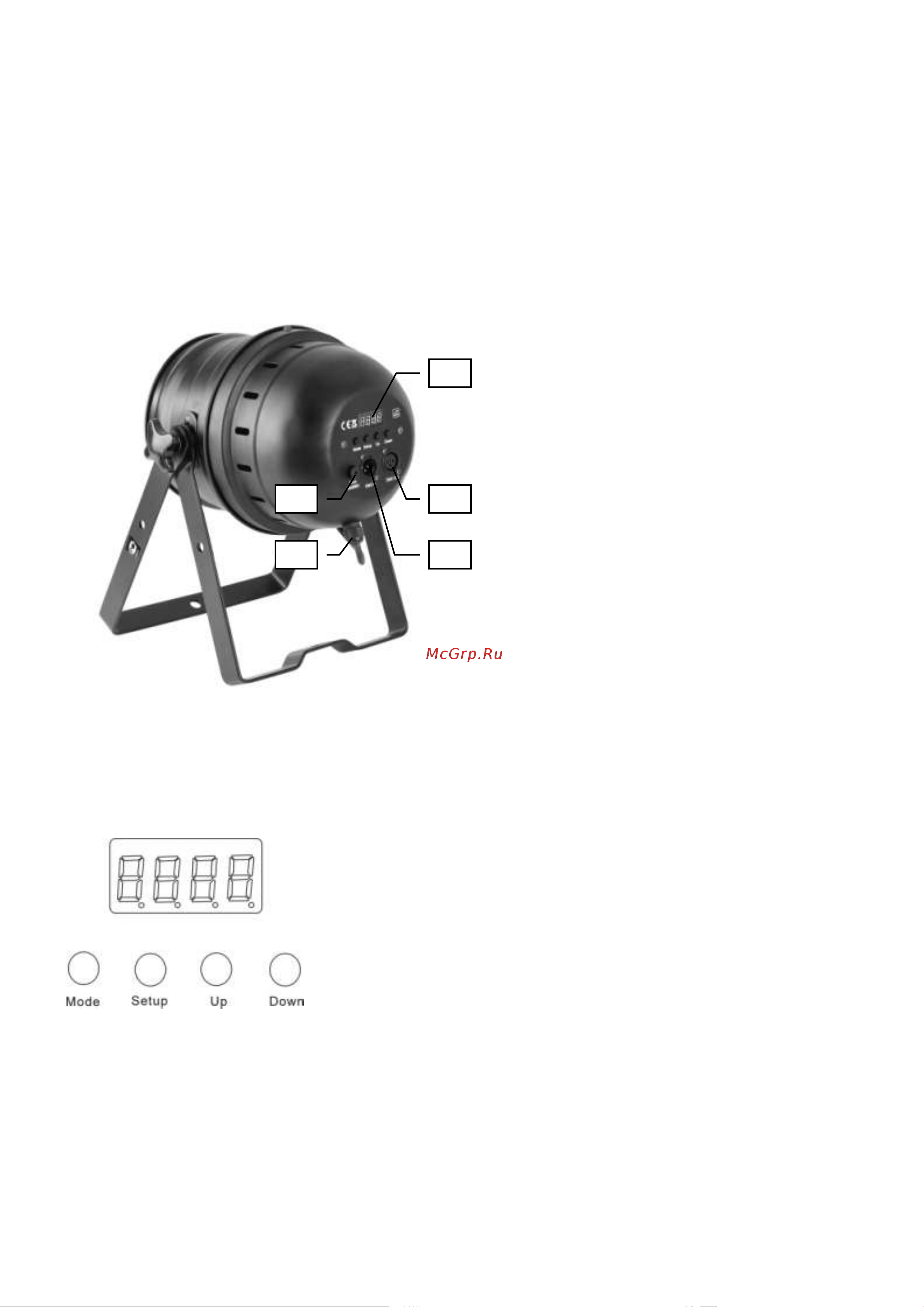 Involight LED PAR184 BK [6/11] Часть 3 функции