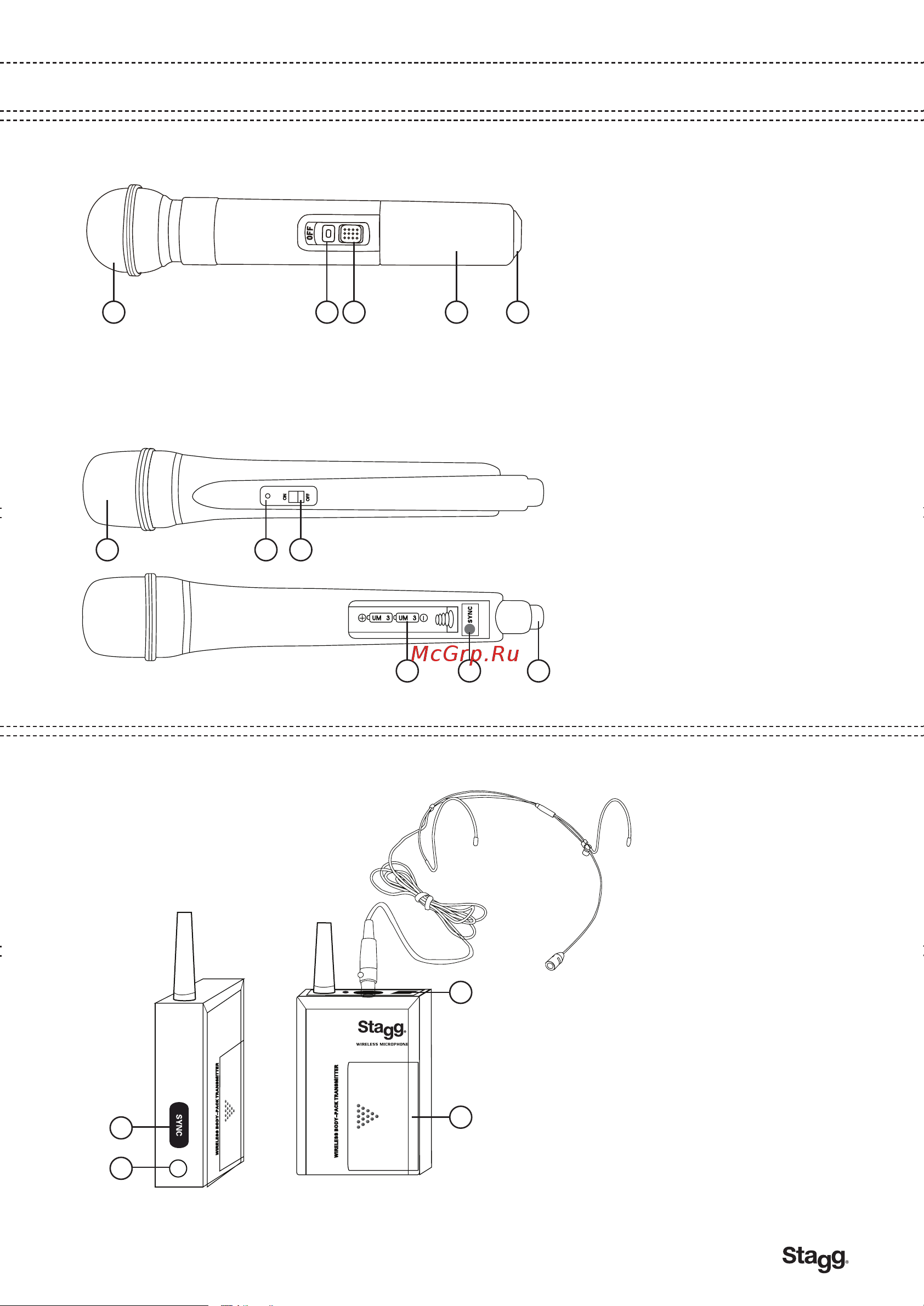 STAGG SUW 30 HSS C EU [3/8] Manual_20138_rus 3