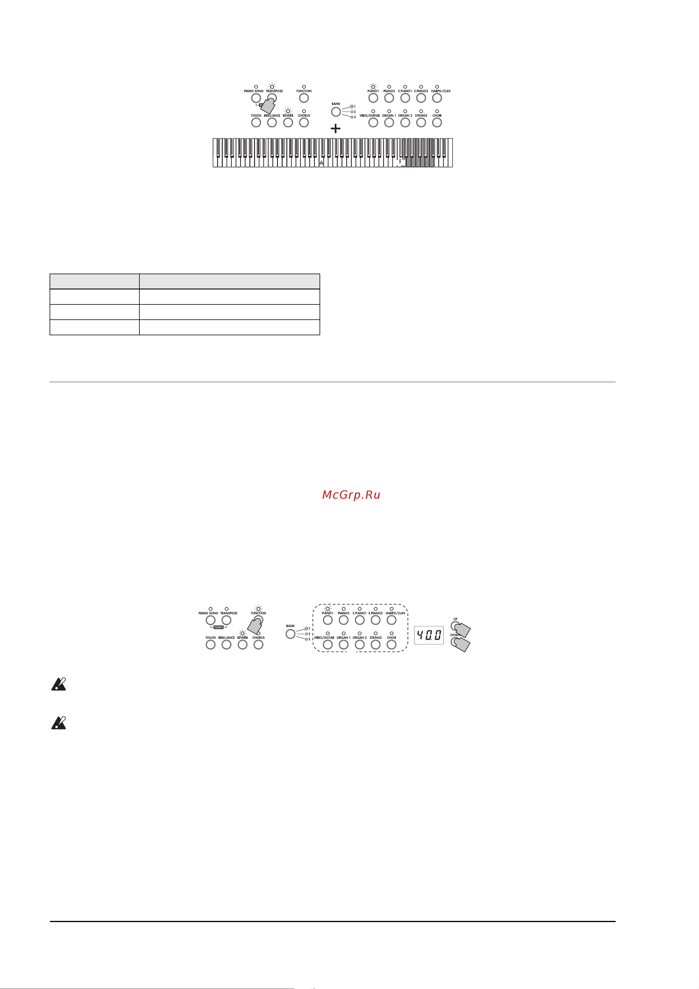 Korg SP-280-BK [20/35] Режим function