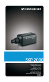 Sennheiser SKP 2000-AW-X Руководство по эксплуатации