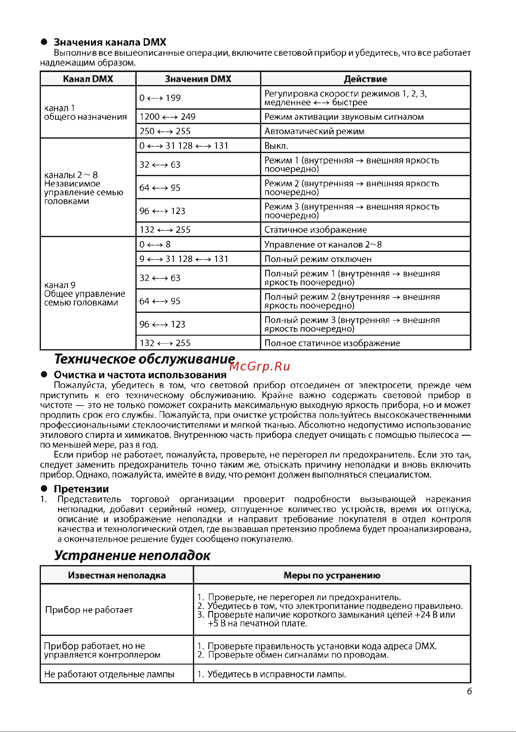 Nightsun SPP005 Руководство по эксплуатации онлайн [7/8] 760178