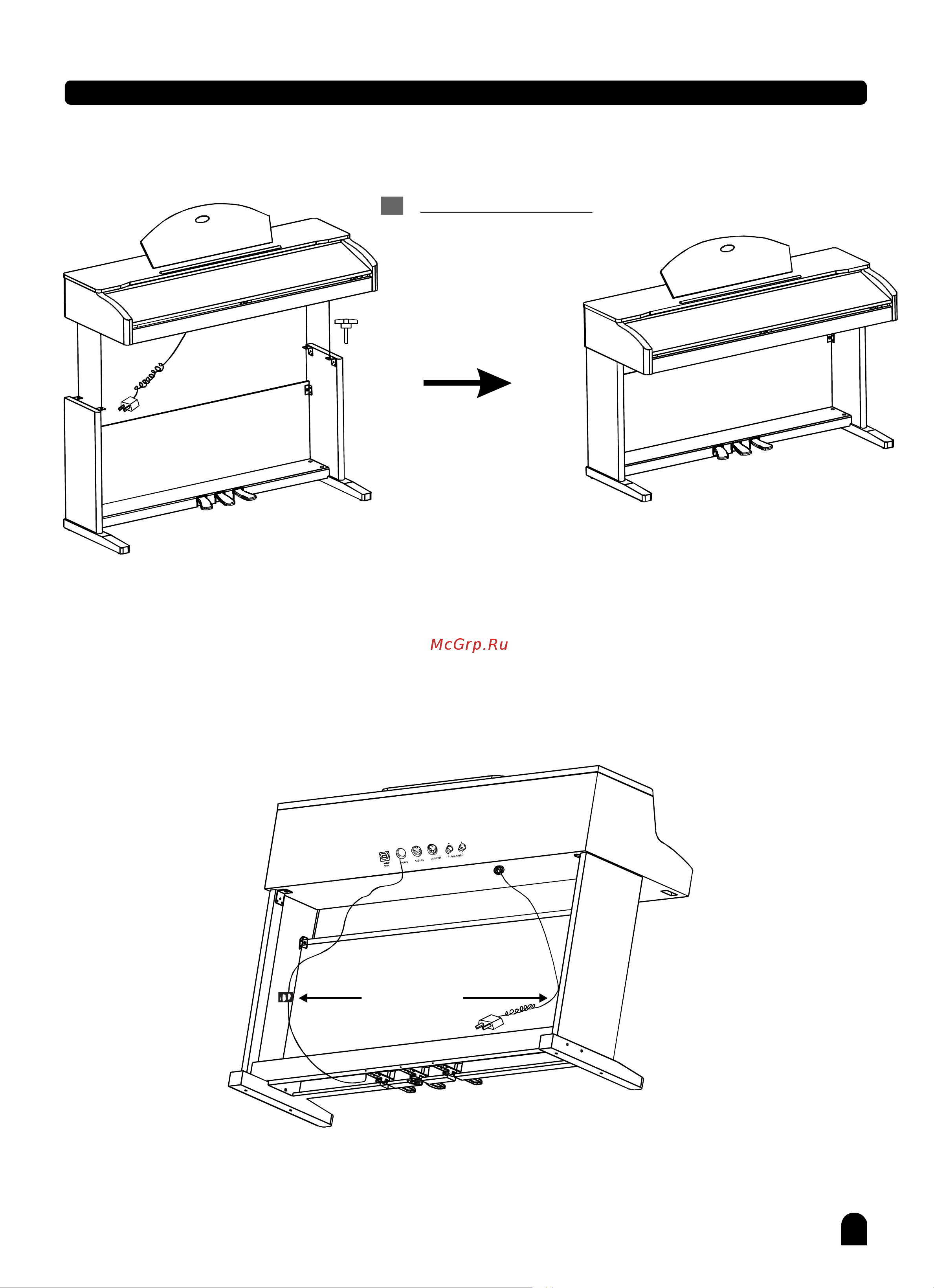 Medeli DP680(PVC) [8/63] Set up guide