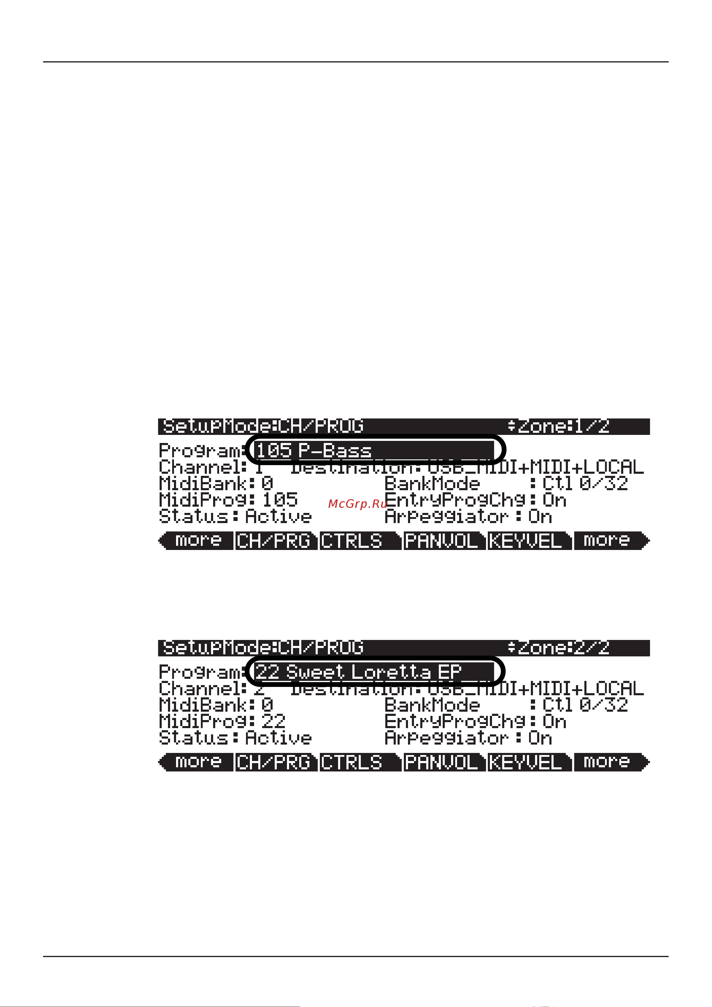 Kurzweil PC3LE7 NEW Руководство по эксплуатации онлайн [212/245] 760209
