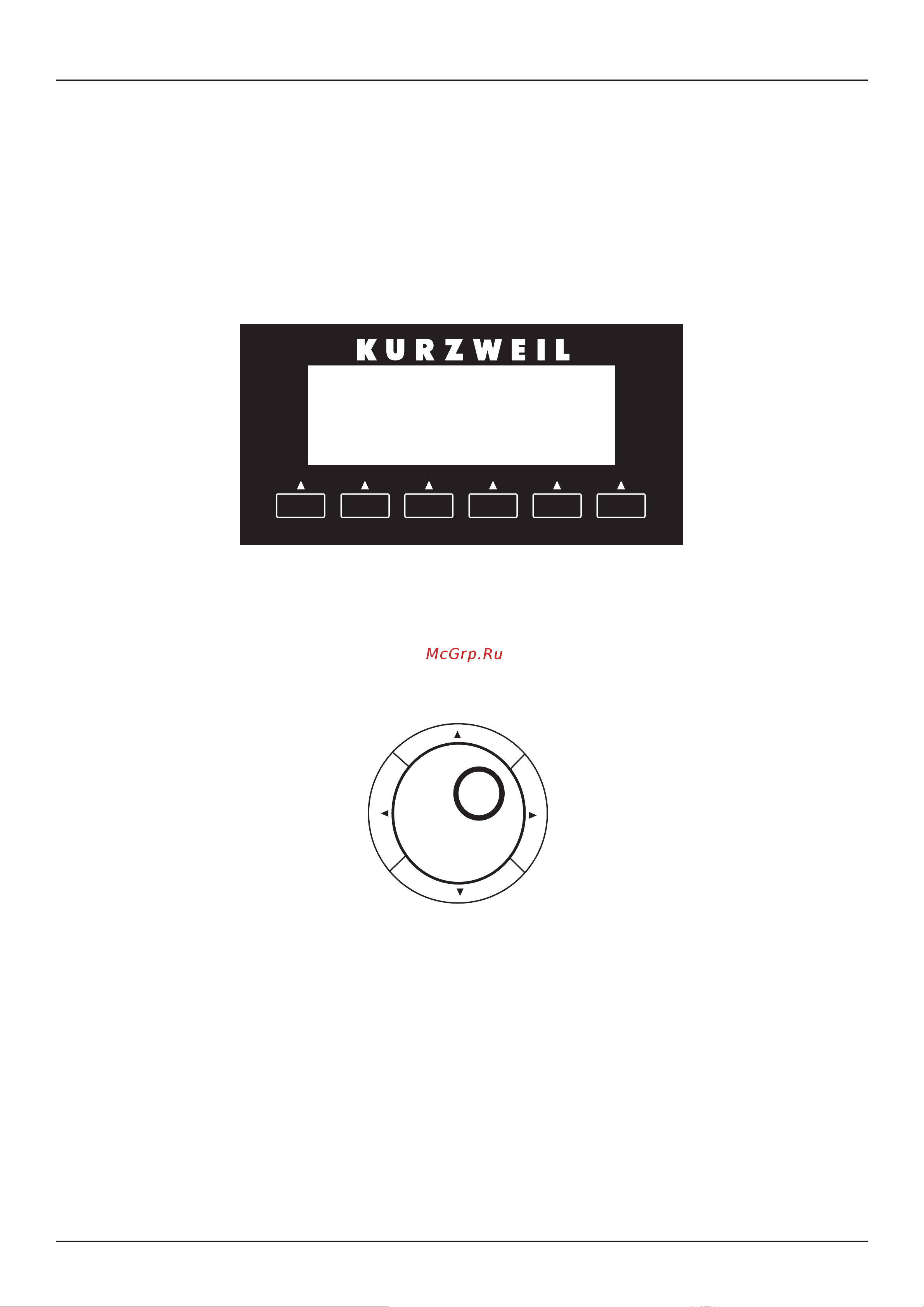 Kurzweil PC3LE8 [28/245] Кнопки курсора