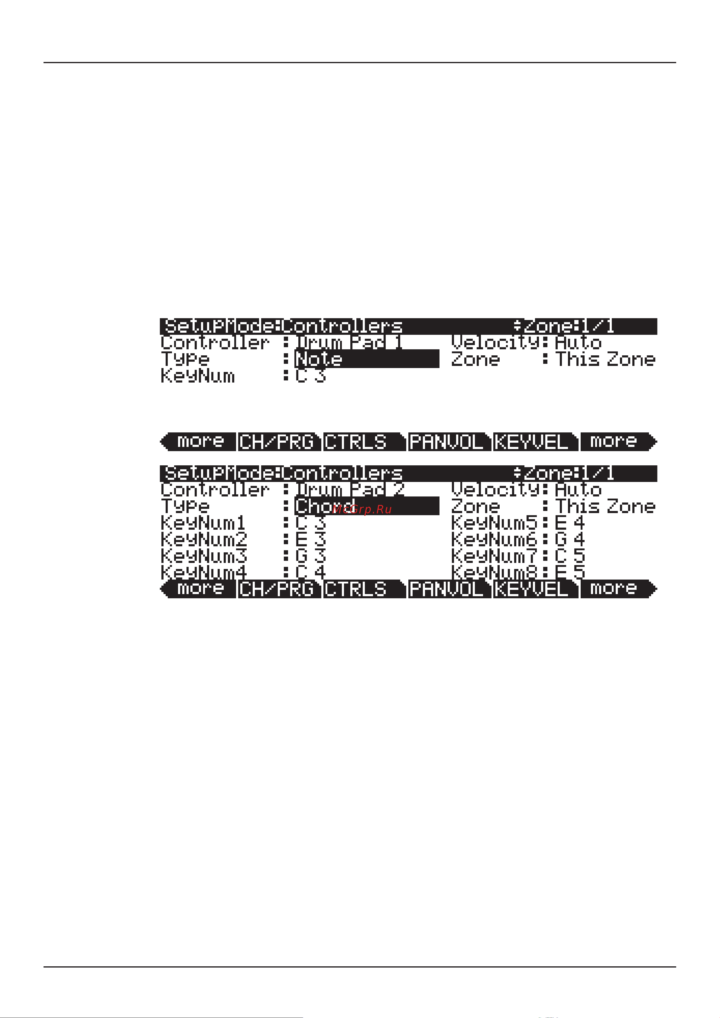 Kurzweil PC3LE8 [70/245] Пэды