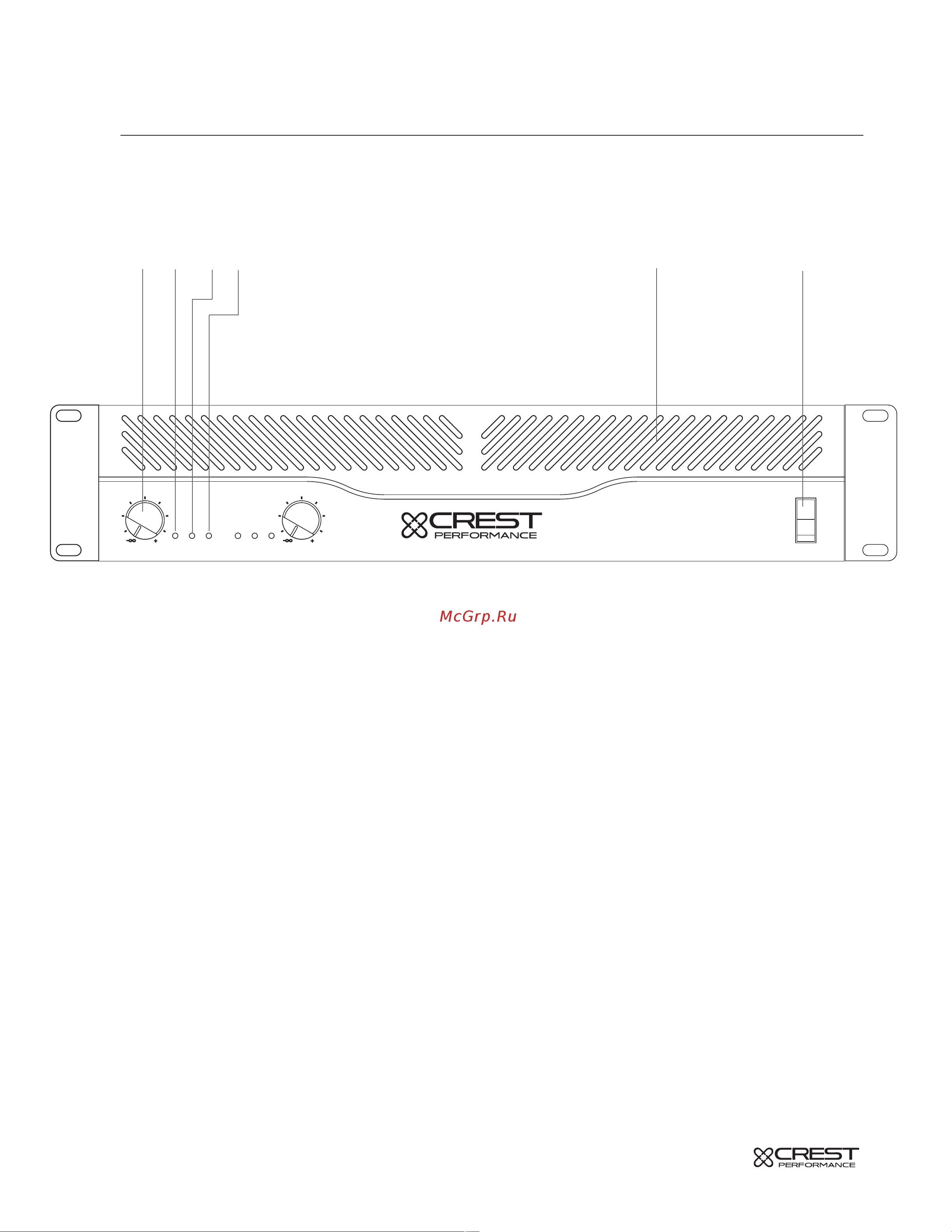 CREST AUDIO CPX 2600 [14/36] 3 4 5 6