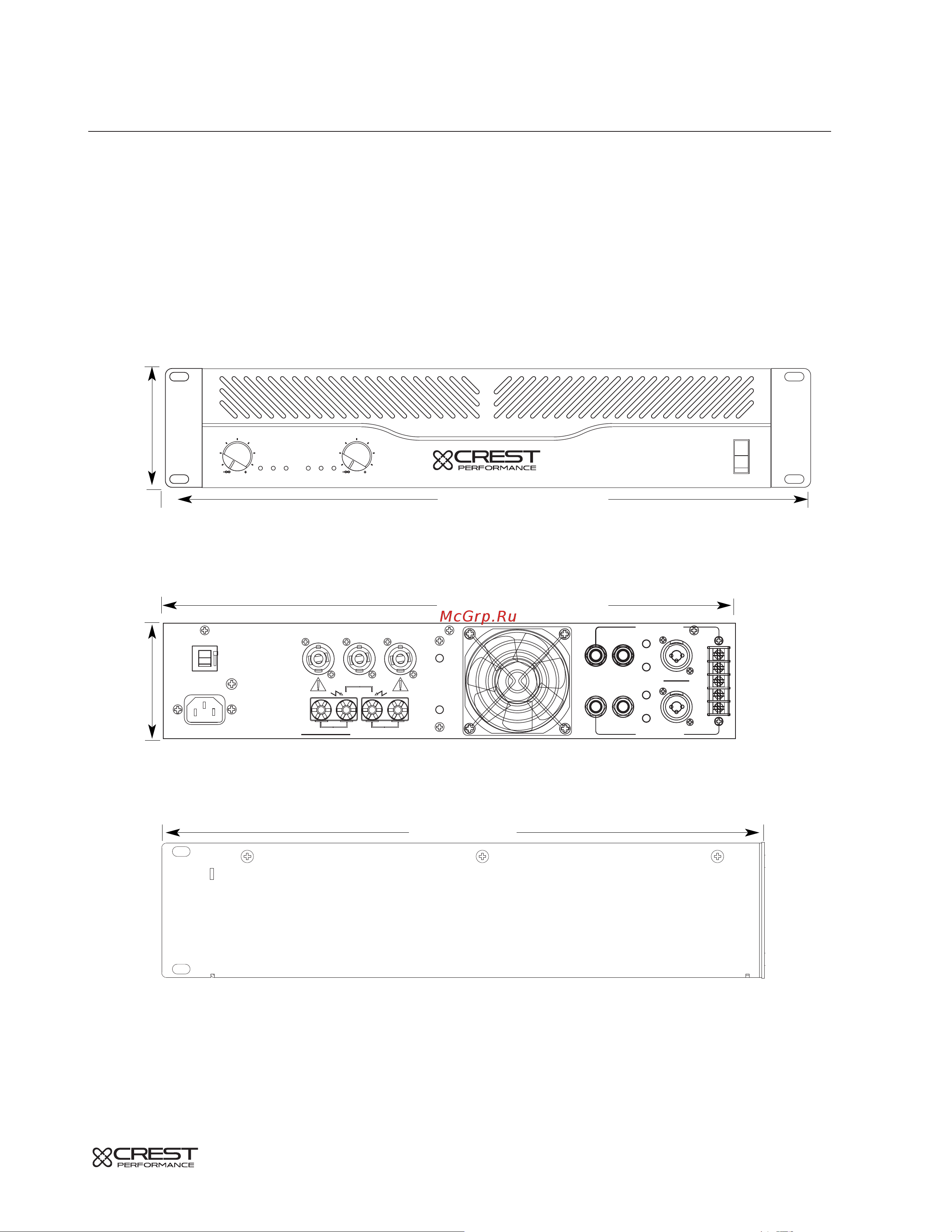 CREST AUDIO CPX 2600 [9/36] Установка