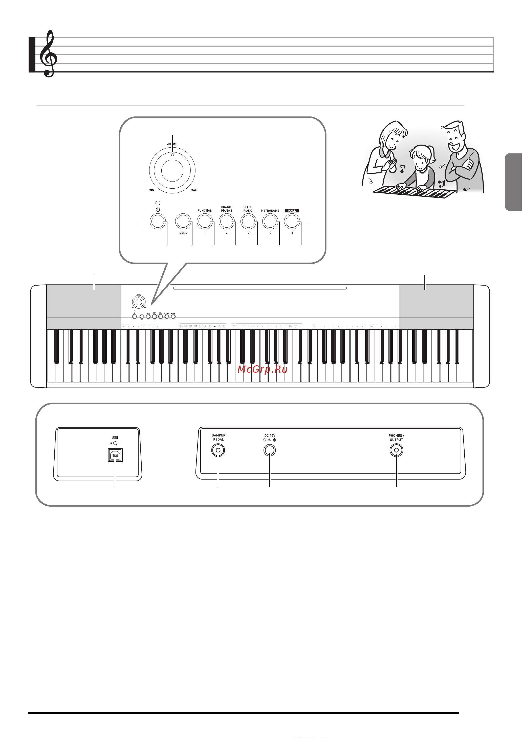 Casio CDP-130 SR [4/19] Общие указания