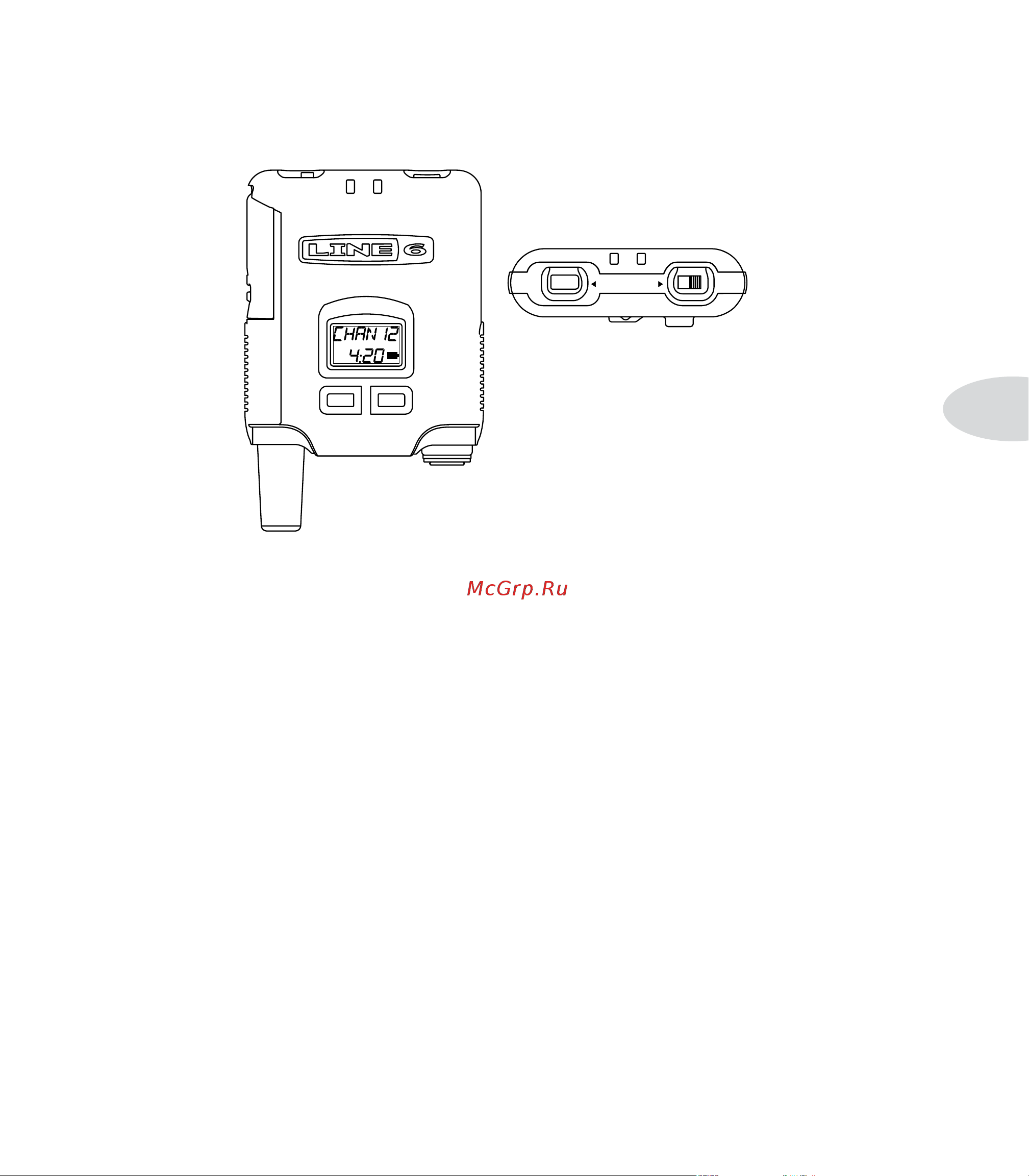 LINE 6 XD-V70 [15/24] Beltpack transmitter