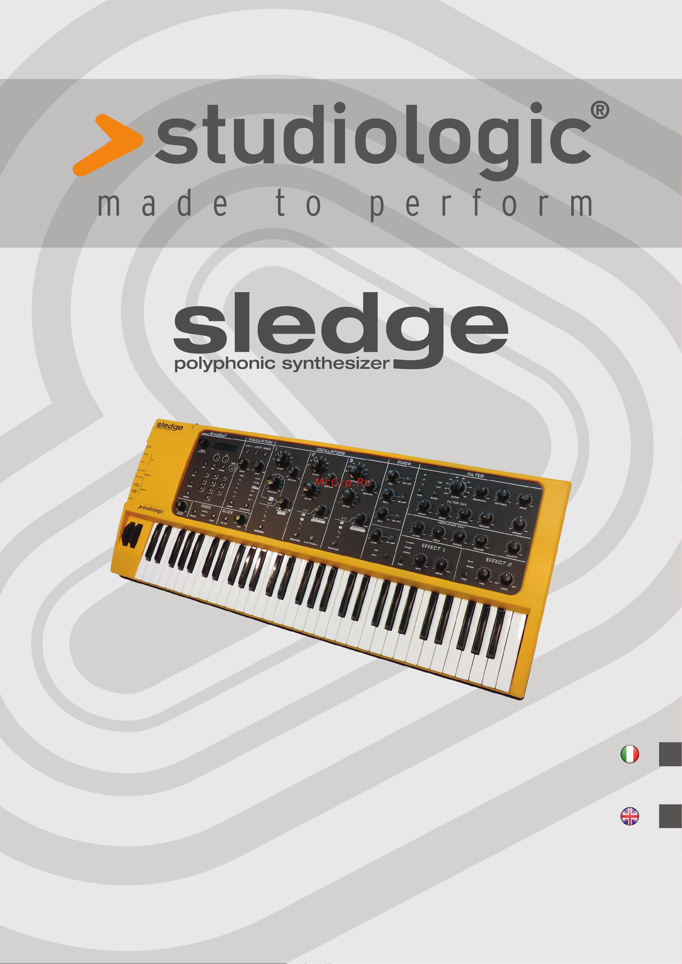 STUDIOLOGIC Sledge 2.0 Руководство по эксплуатации онлайн