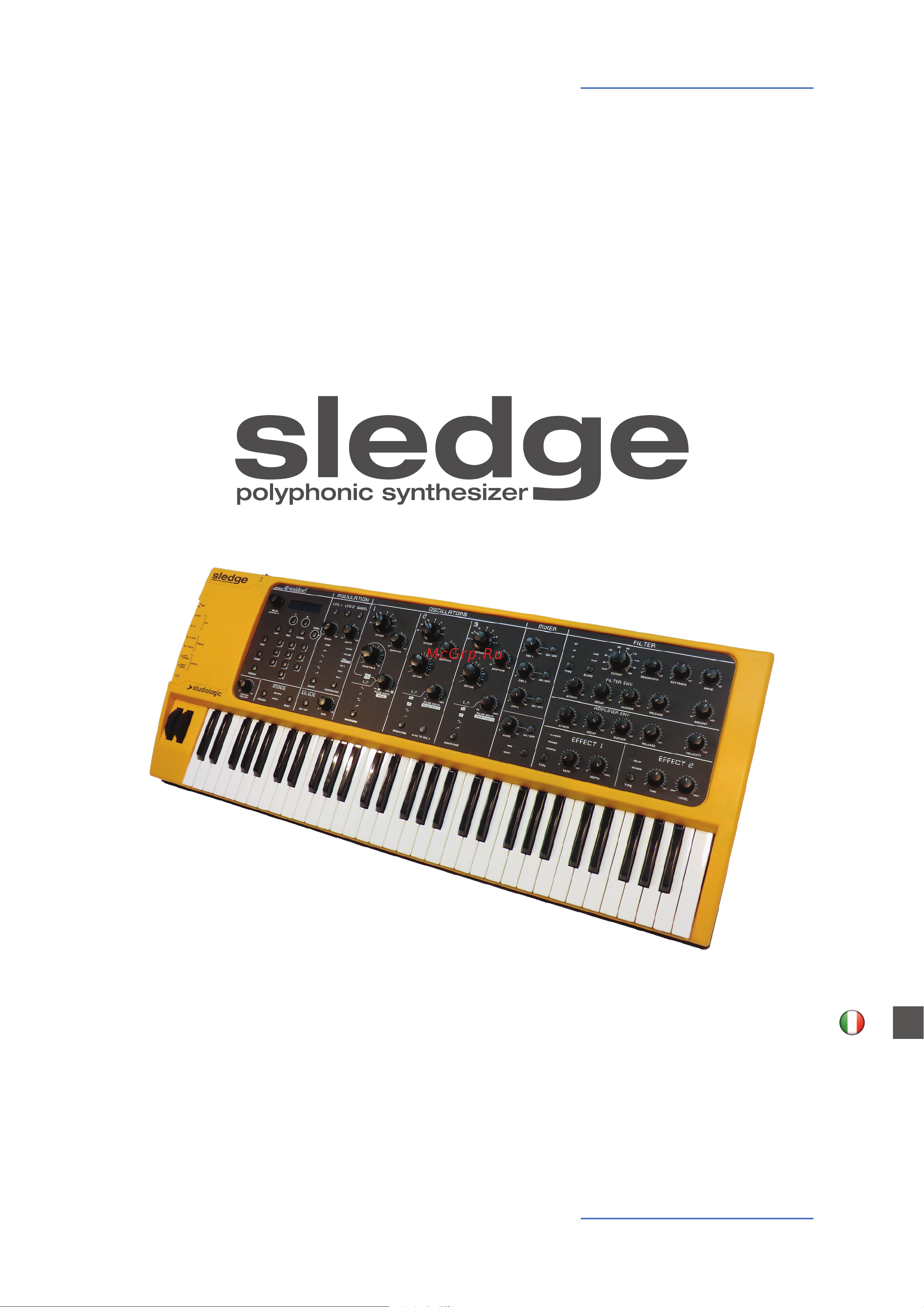 STUDIOLOGIC Sledge 2.0 [3/53] I manuale di istruzione