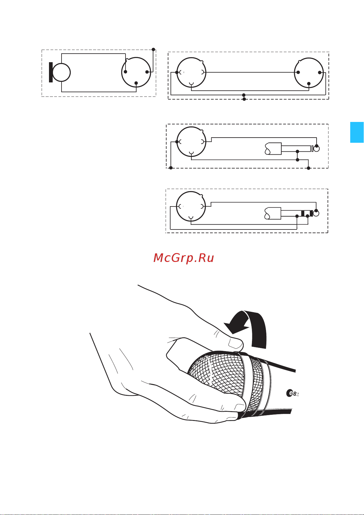 Sennheiser e 865 [13/28] Pin assignment of xlr 3 connector