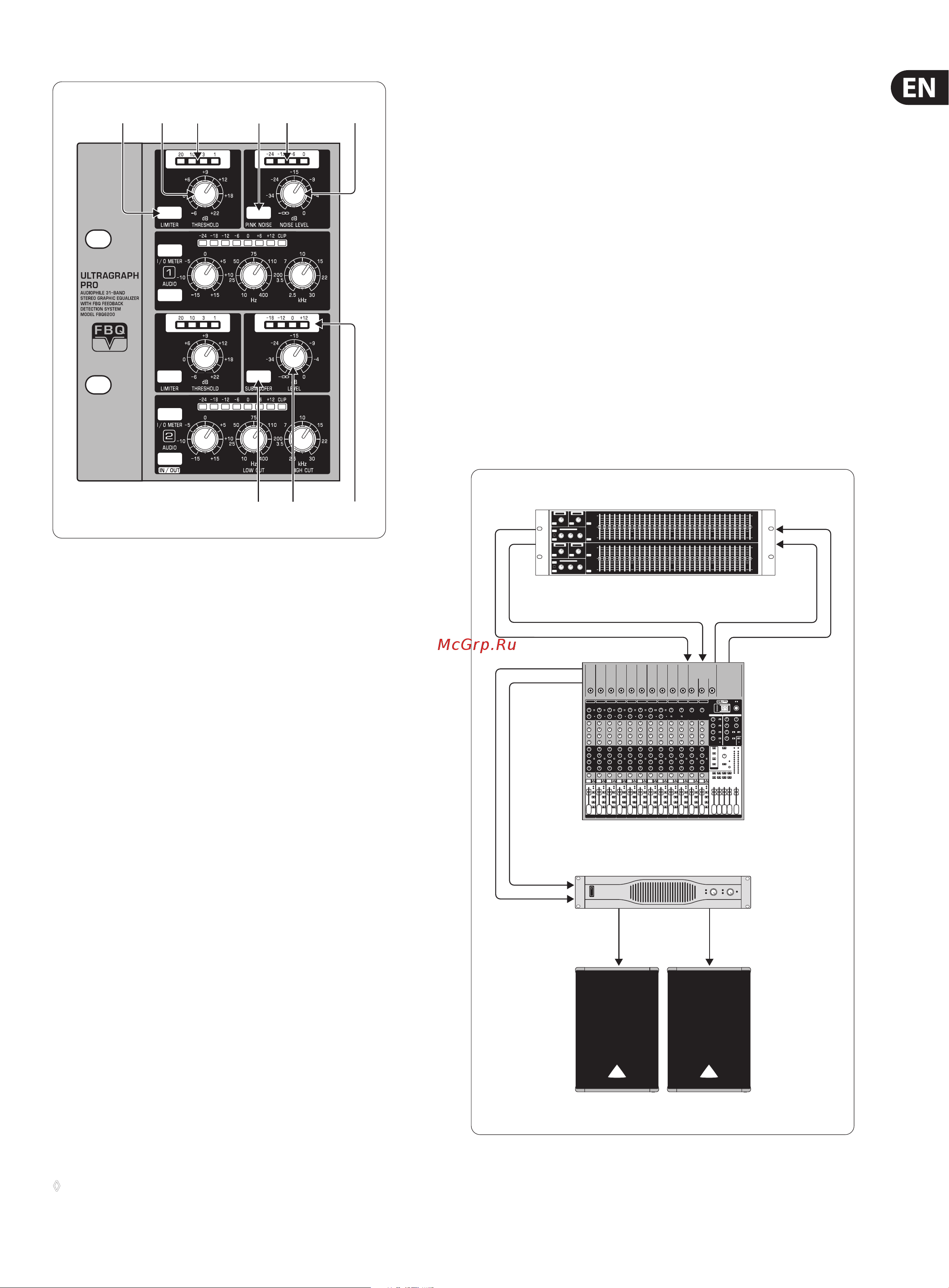 Behringer ULTRAGRAPH PRO FBQ1502 [7/14] Noise generator
