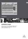 Behringer EURODESK SX4882 Руководство по эксплуатации