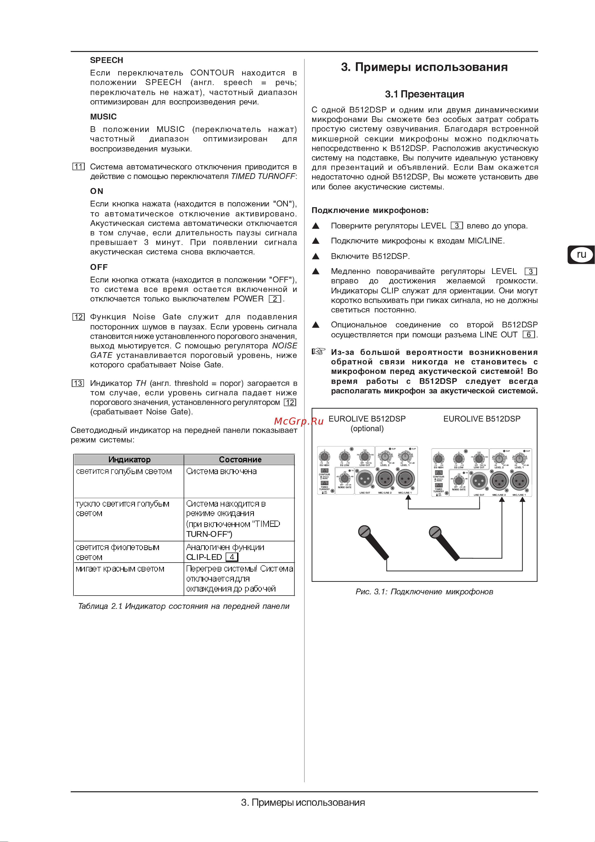 Behringer EUROLIVE B512DSP Руководство по эксплуатации онлайн [5/7] 761088