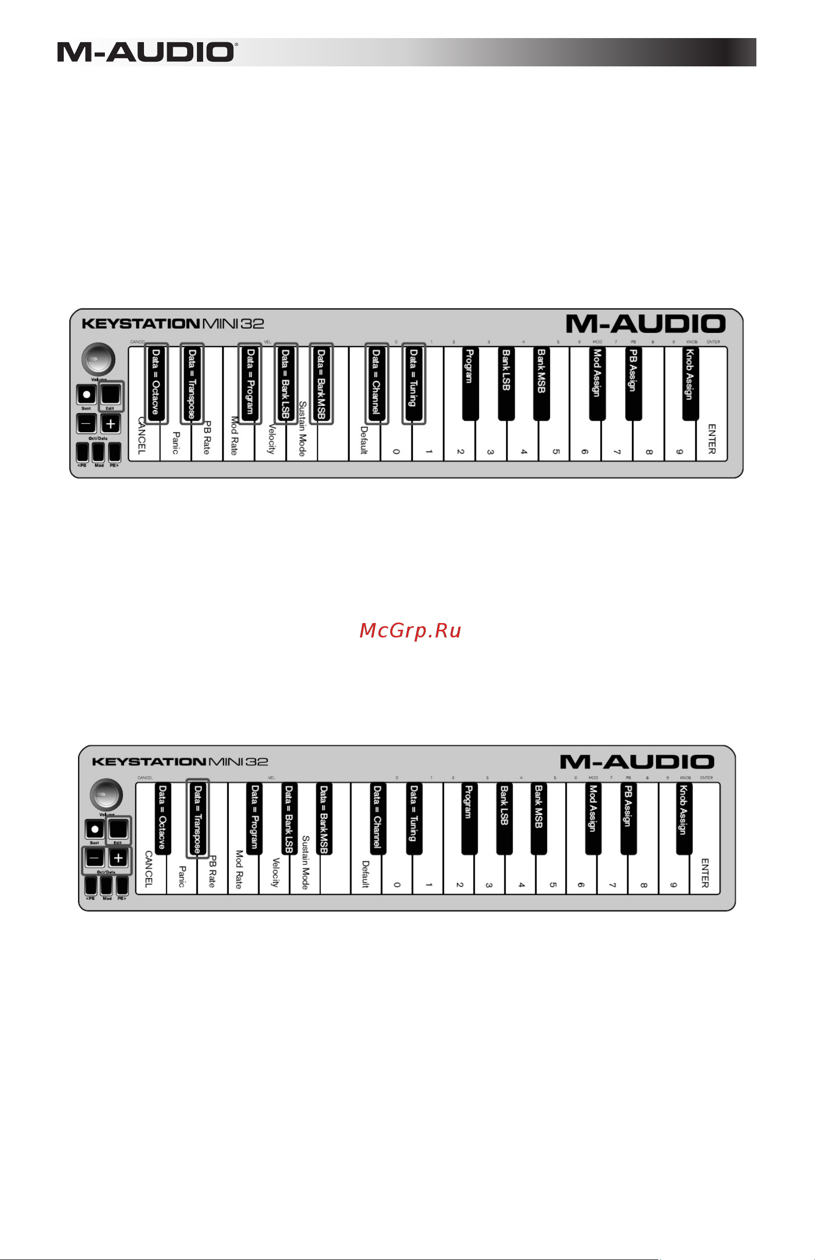 M-Audio Keystation Mini 32 - New [19/80] Reasignación de los botones oct data