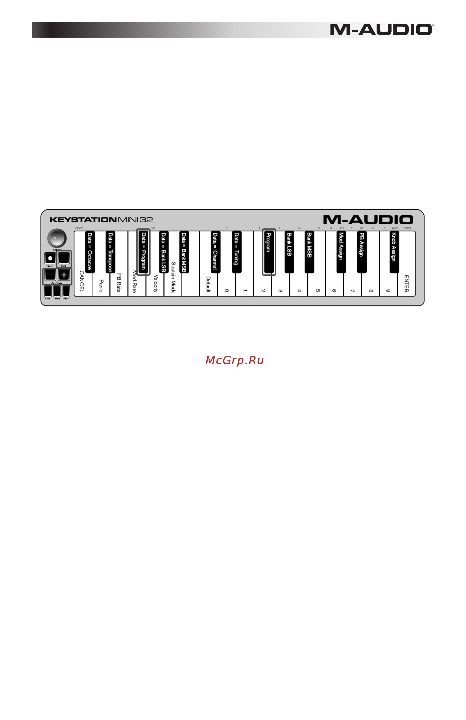 M-Audio Keystation Mini 32 - New [20/80] Cambio de programa