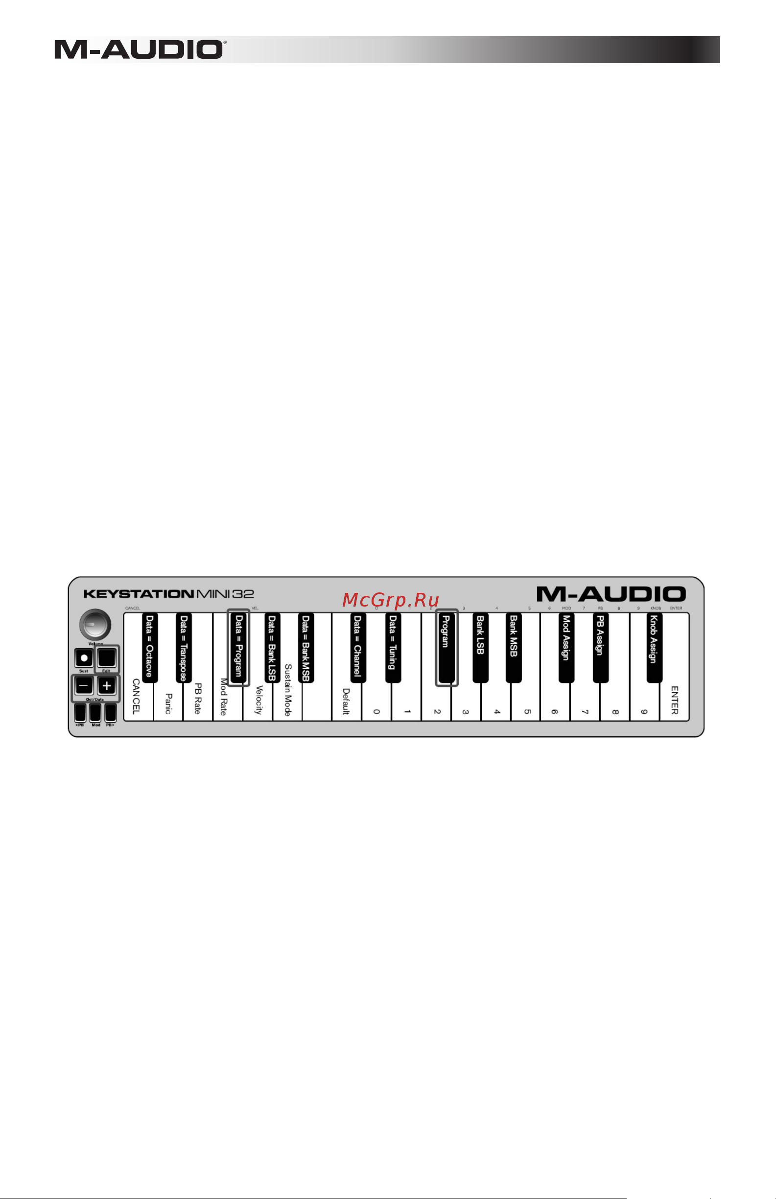 M-Audio Keystation Mini 32 - New [51/80] Cambio di programma