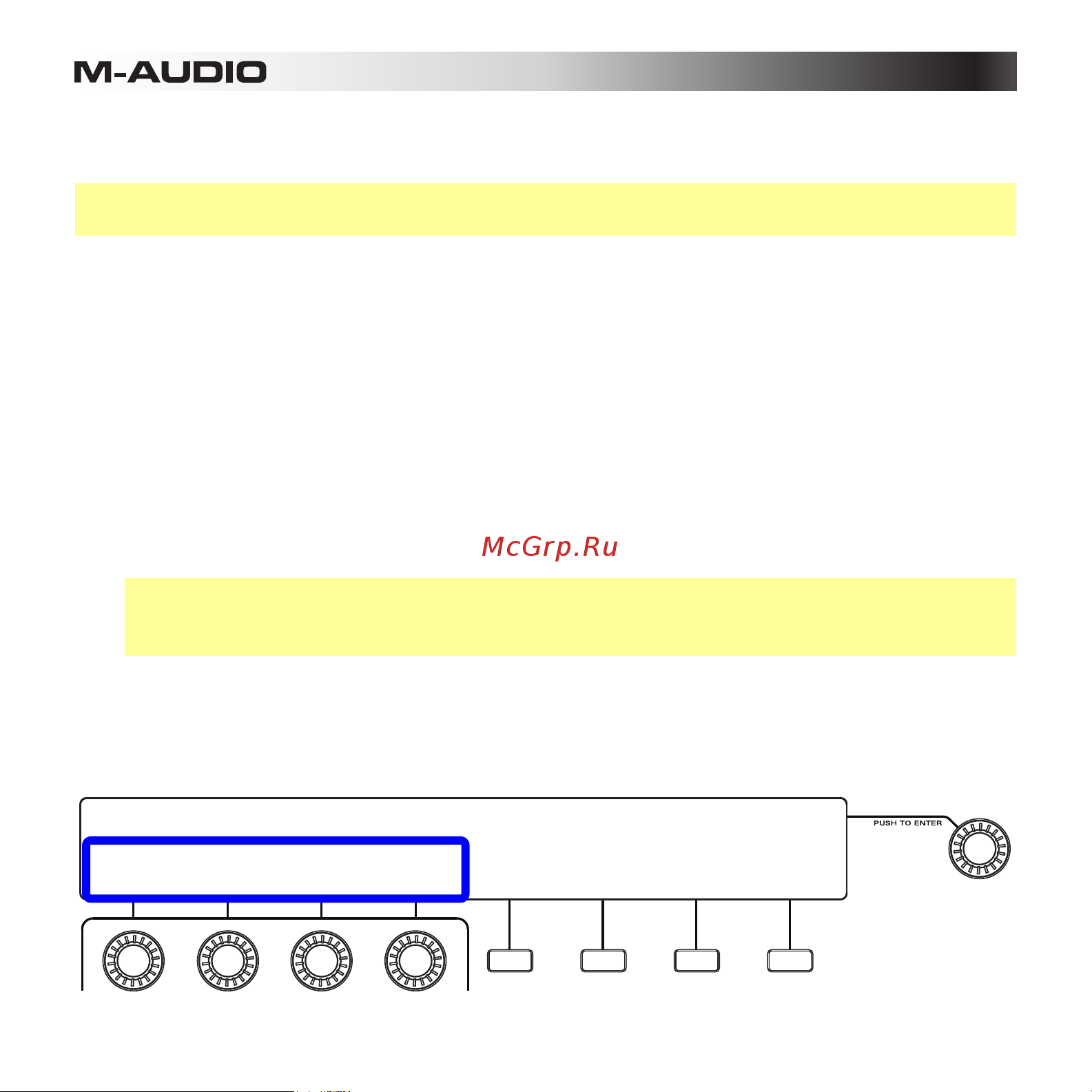M-Audio Trigger Finger Pro [41/97] Mapping