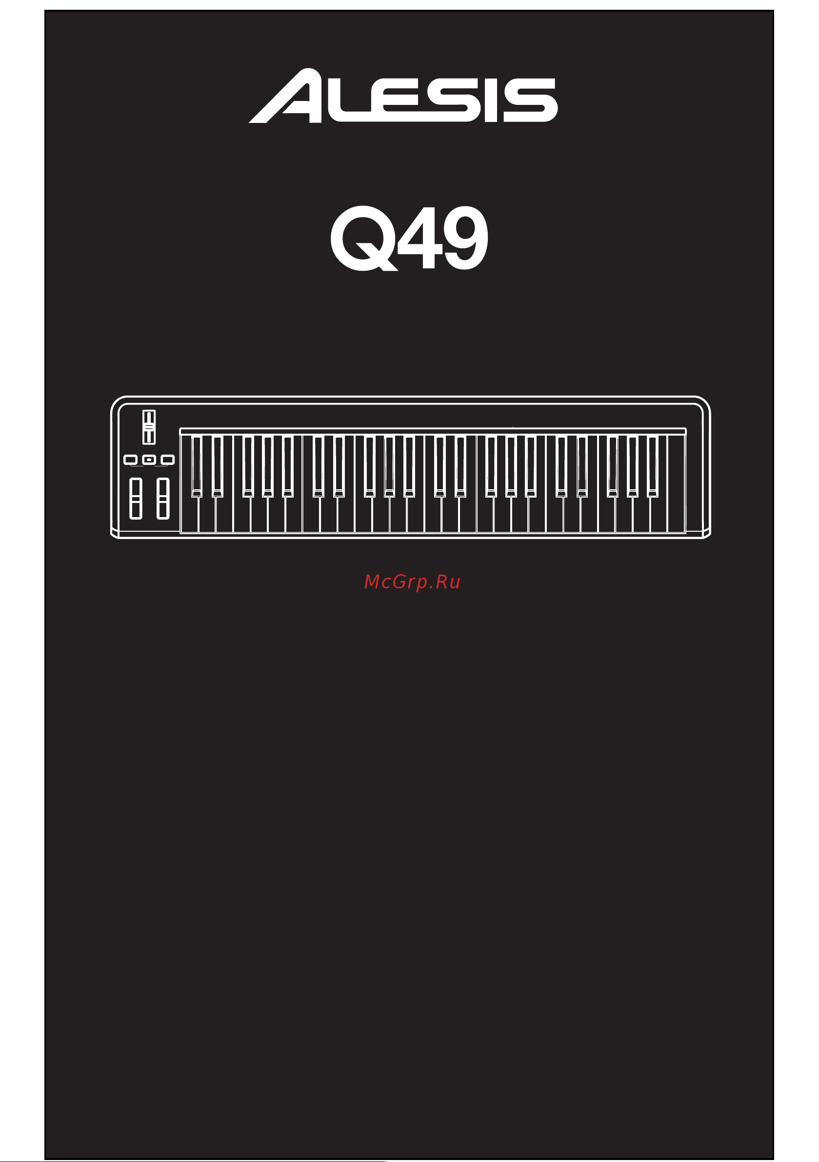Alesis Q49 Руководство по эксплуатации онлайн