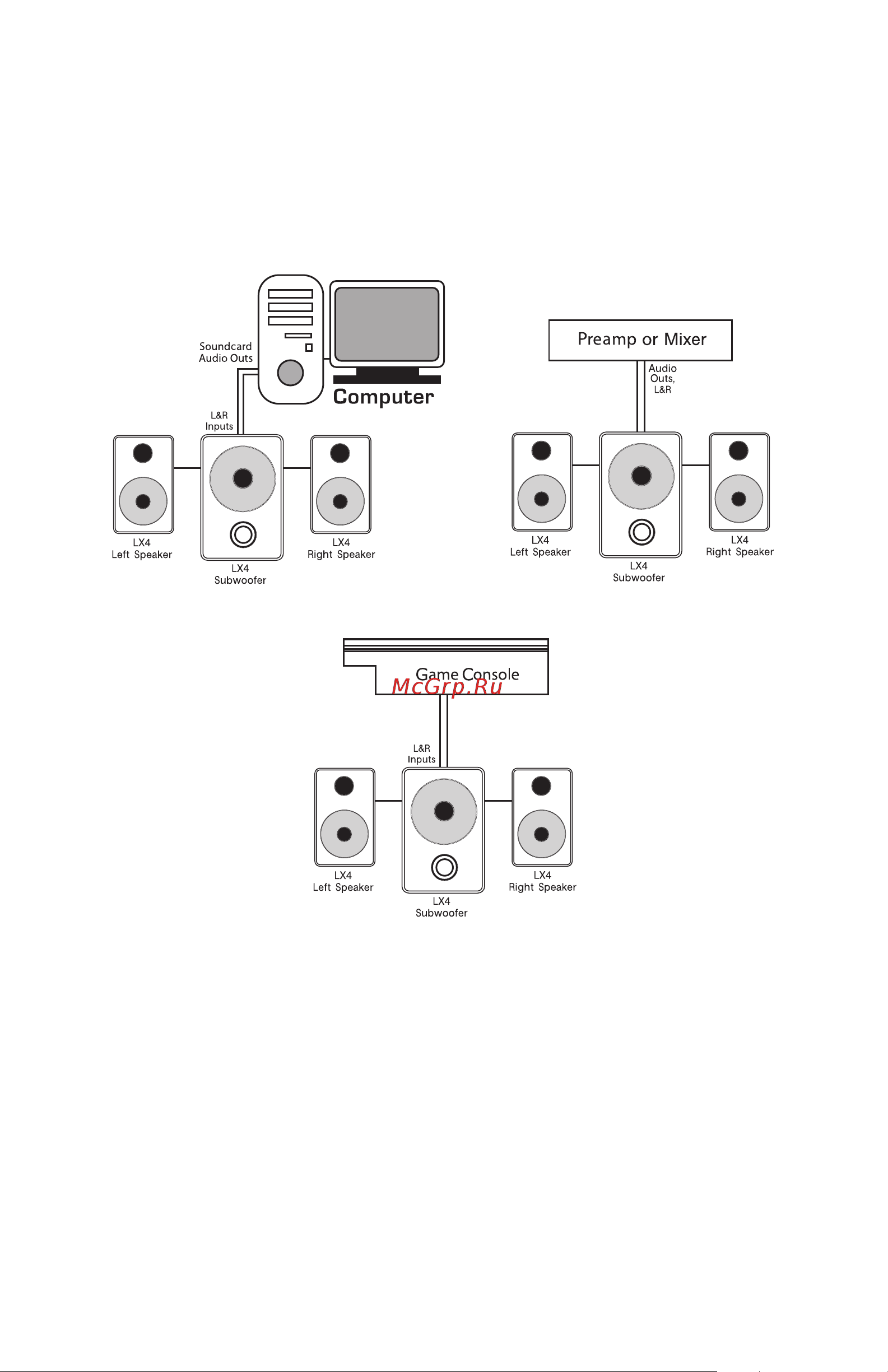 M-Audio LX4 2.1 System [8/15] Installation lx4 5 expander