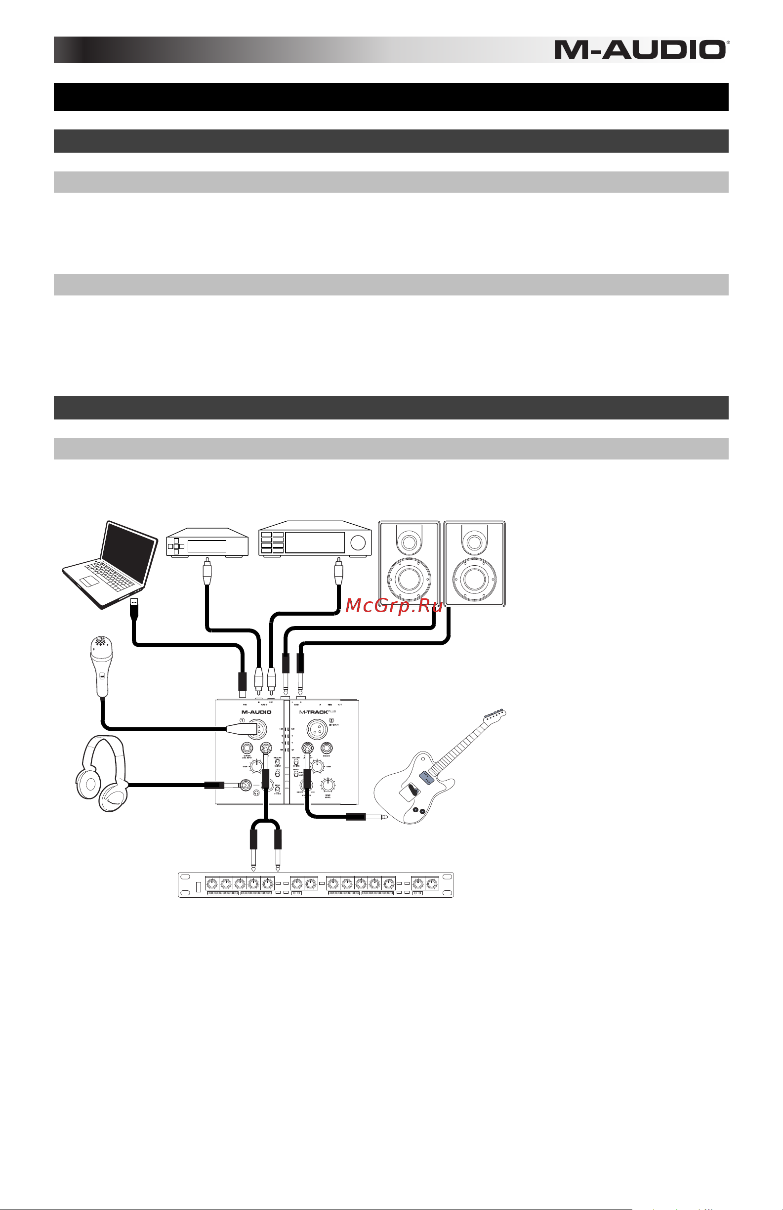 M-Audio M-Track Plus [3/24] Introduction