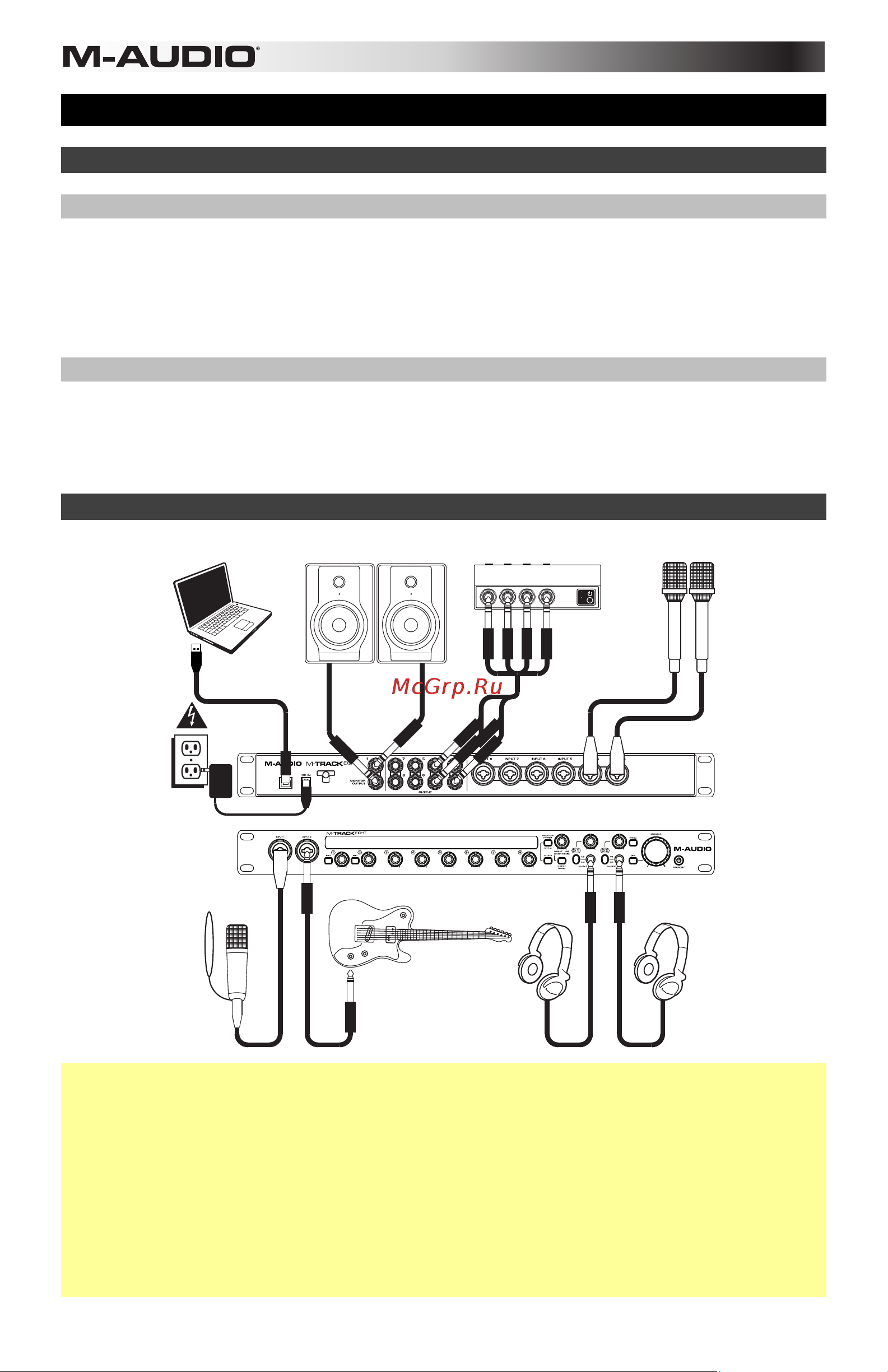 M-Audio M-Track Eight [8/20] Présentation