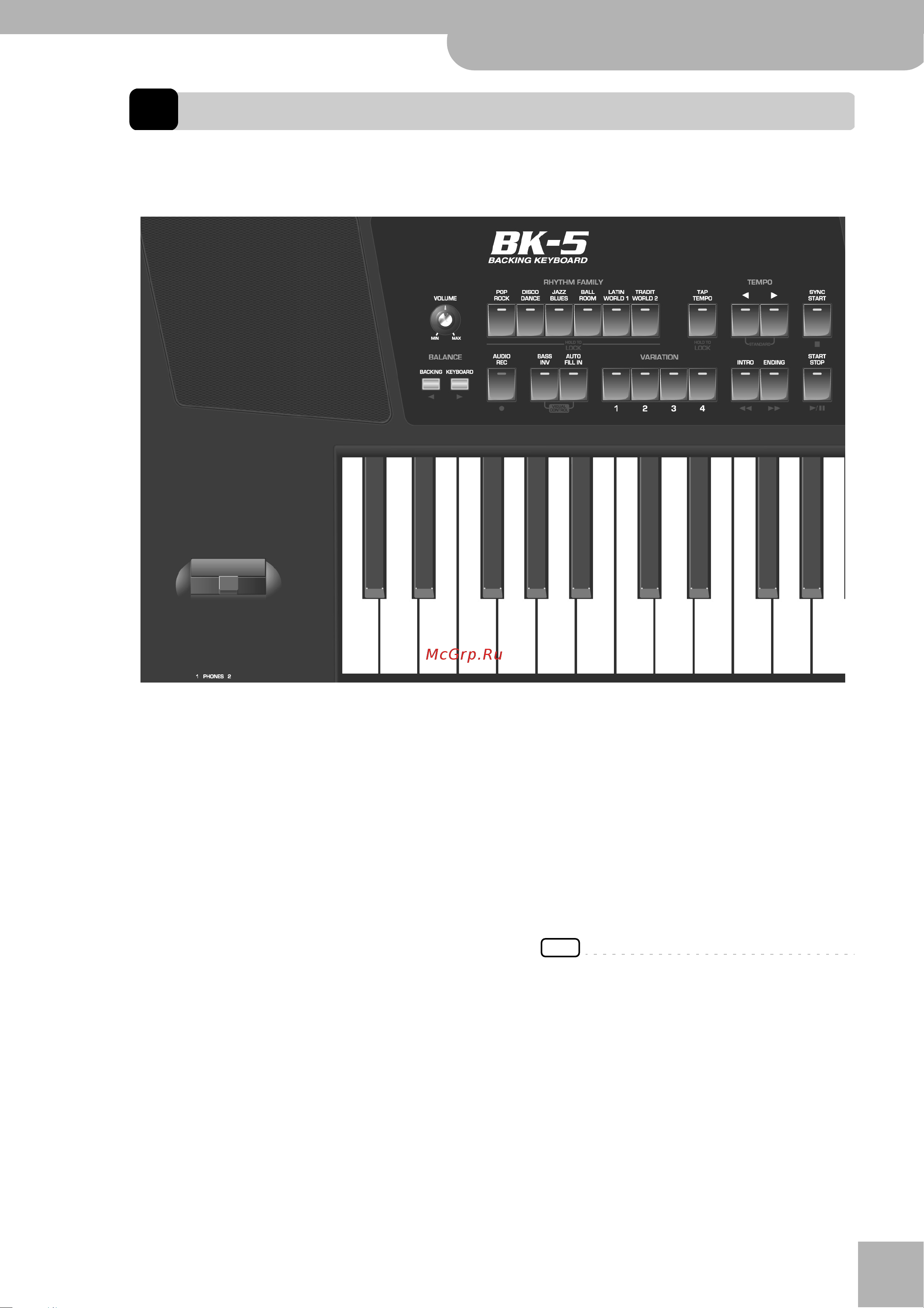 Roland BK-5 [11/145] Îïèñàíèå ïàíåëåé