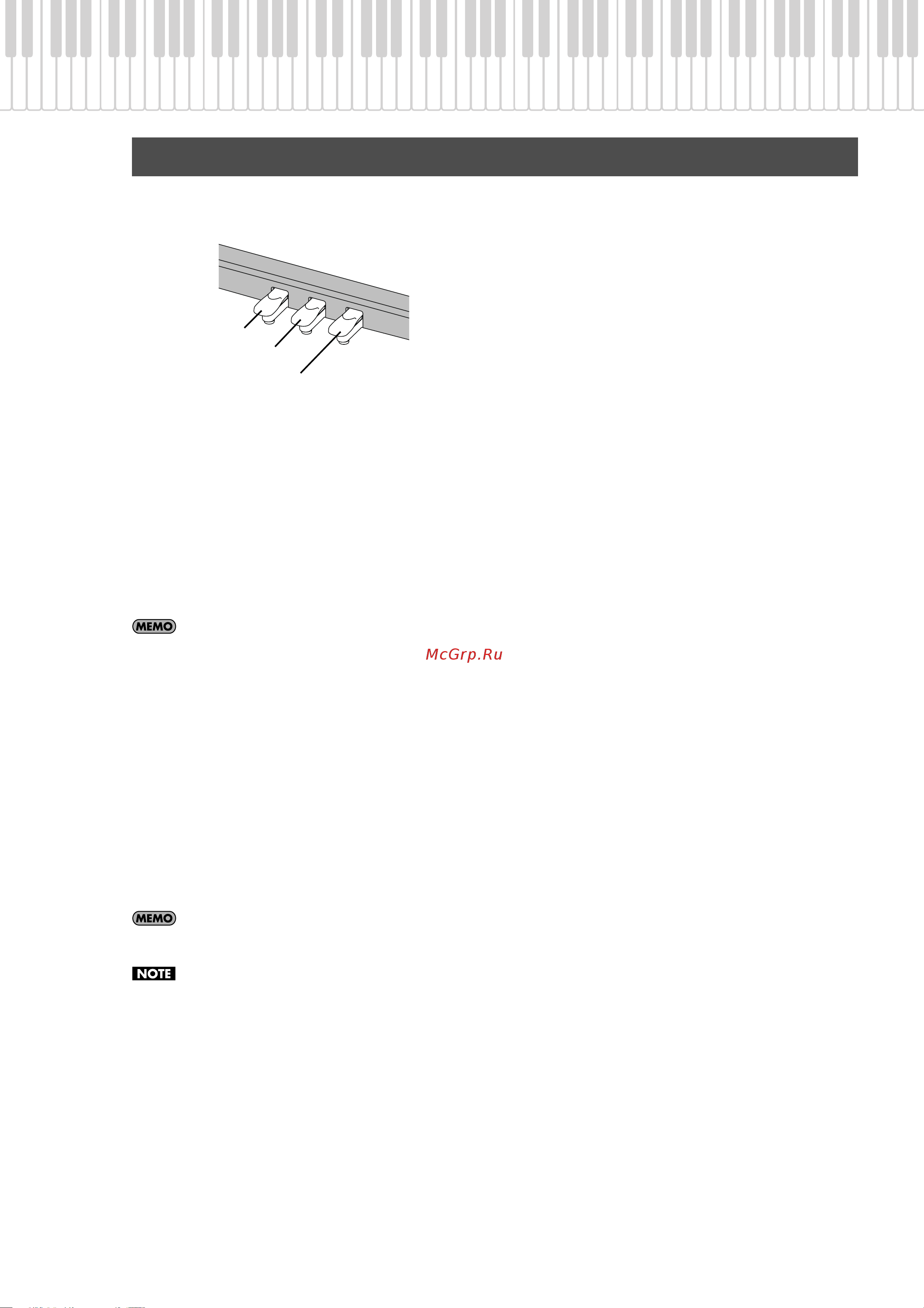 Roland DP-990RF [20/85] Ïåäàëè