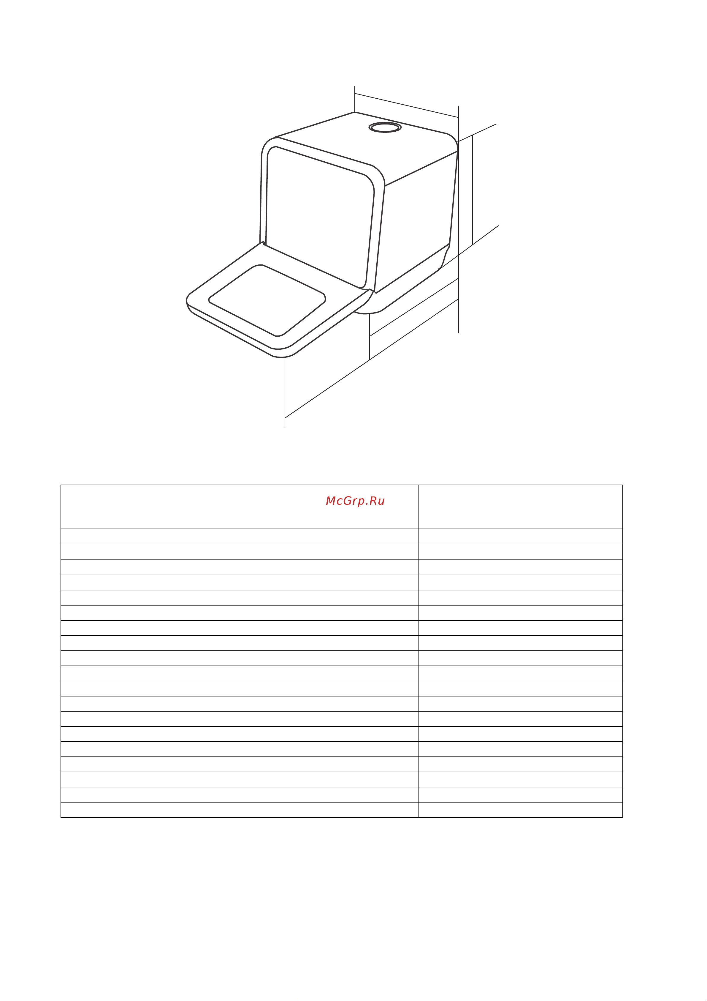 Comfee CDWC420W [21/22] Технические характеристики