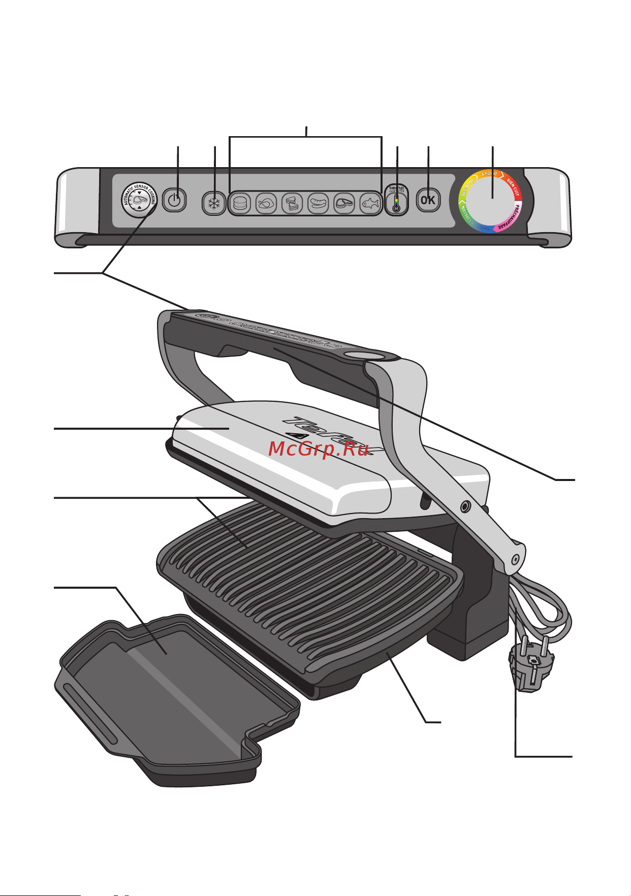 Tefal Optigrill GC712834 Руководство по эксплуатации онлайн [2/16] 761546