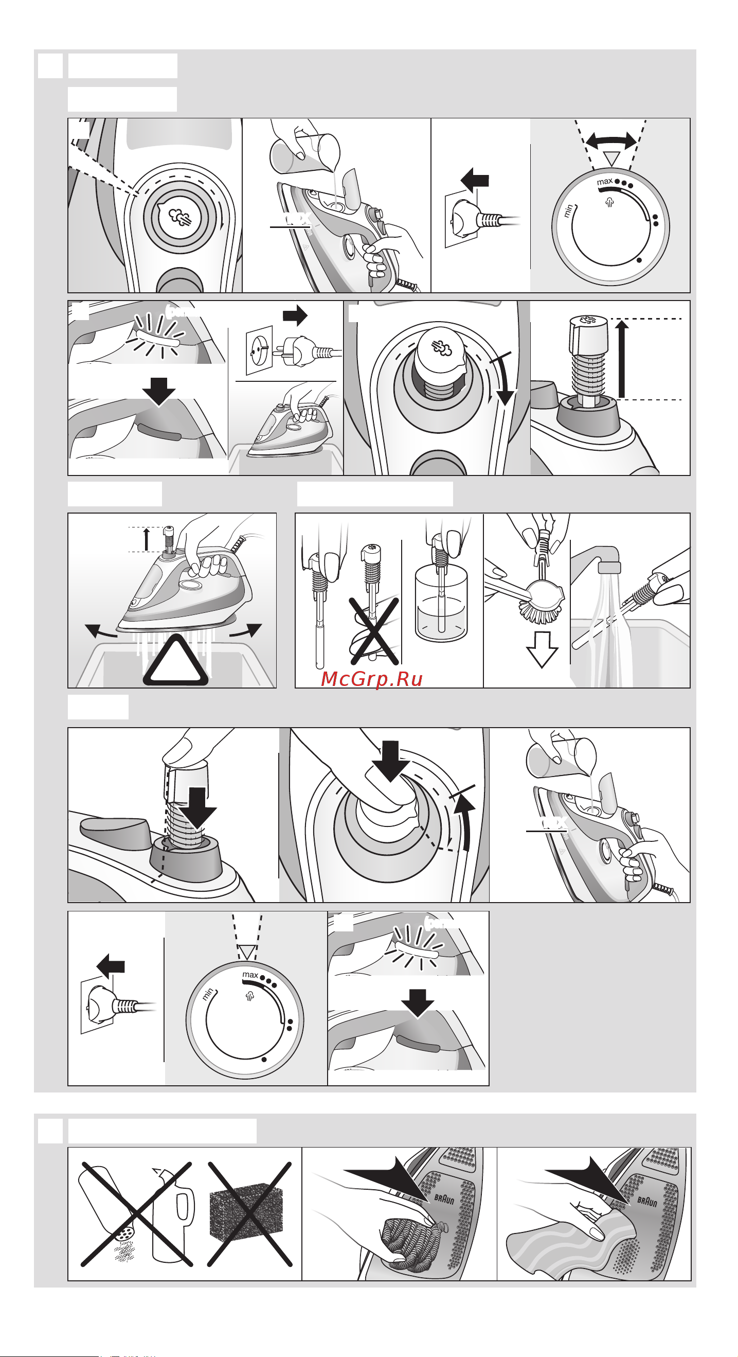 Braun SI7066VI [4/8] Blinking