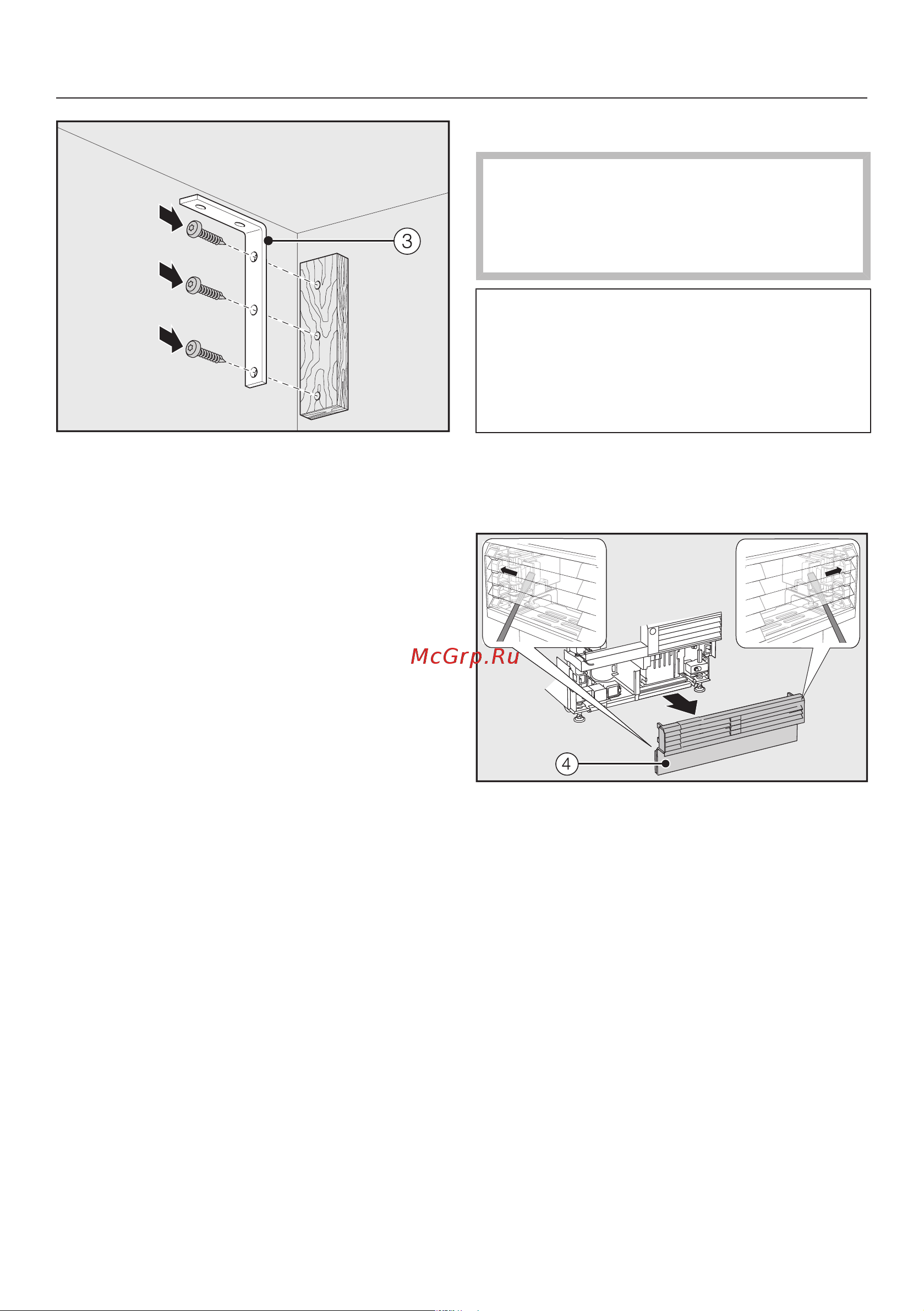 Miele K2801Vi [31/116] Монтаж