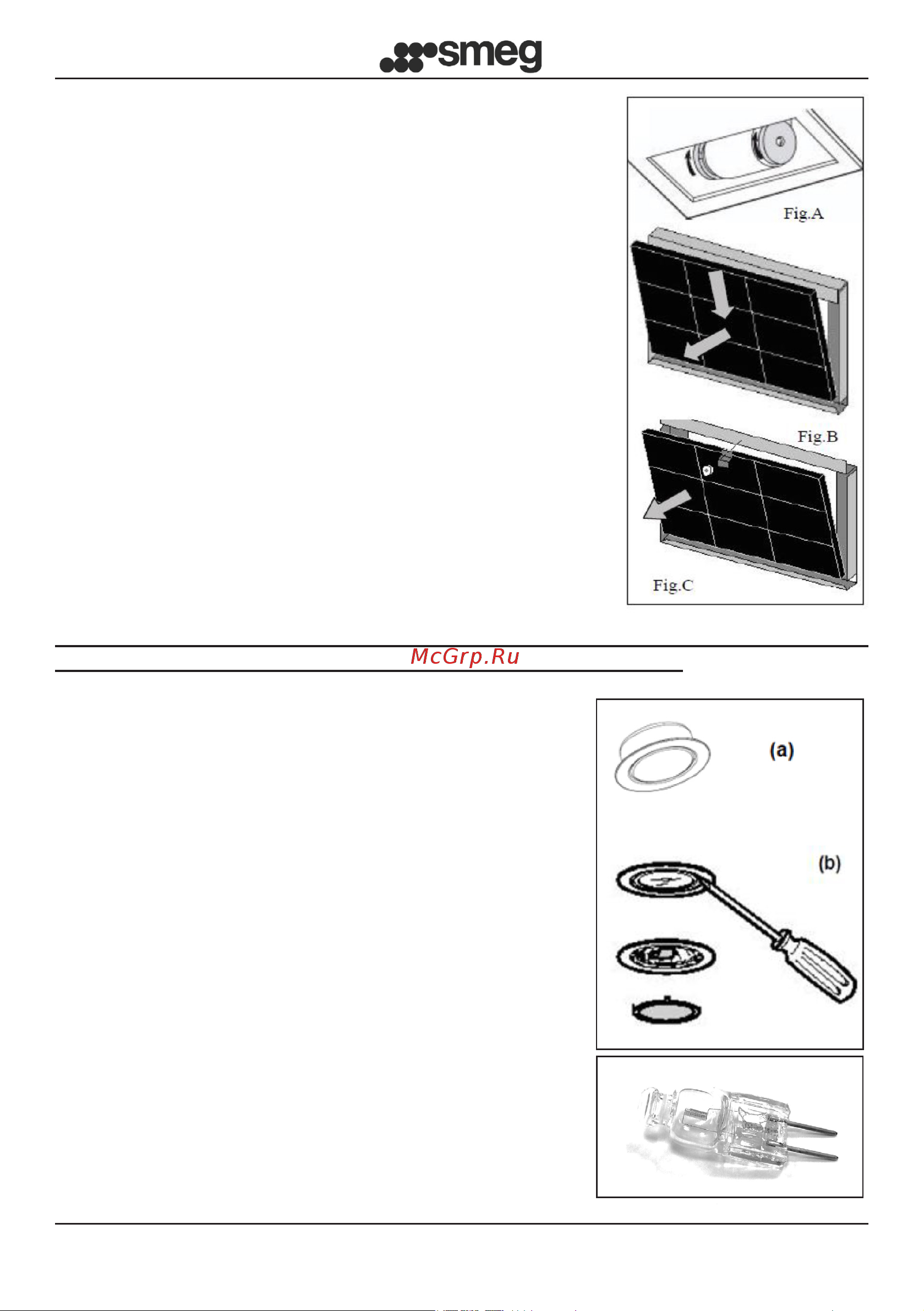 Smeg KD120HXE [75/153] Sustitución de las bombillas