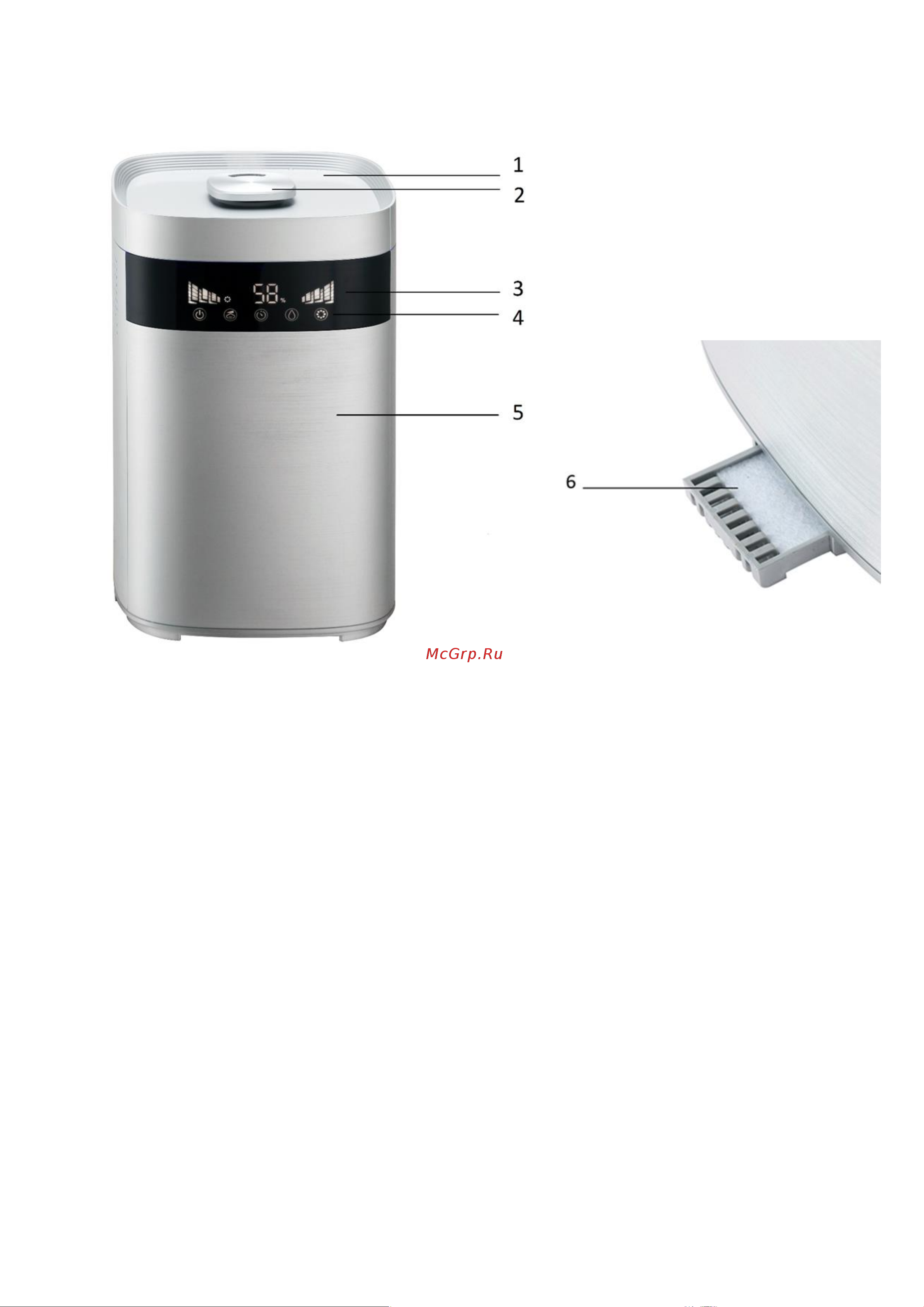 Polaris PUH 4570TFD [5/38] Описание прибора