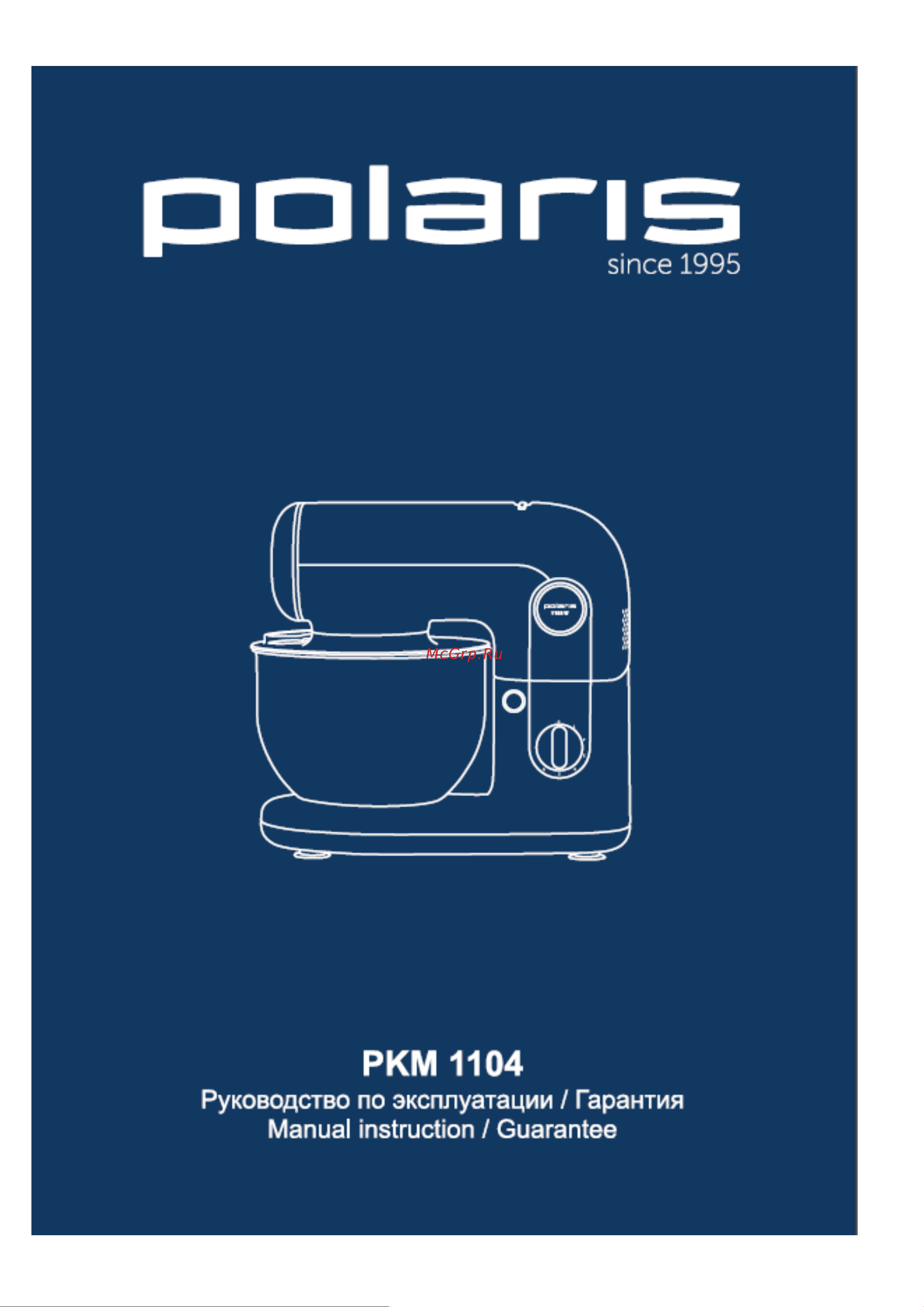 Polaris PKM 1104 Руководство по эксплуатации онлайн