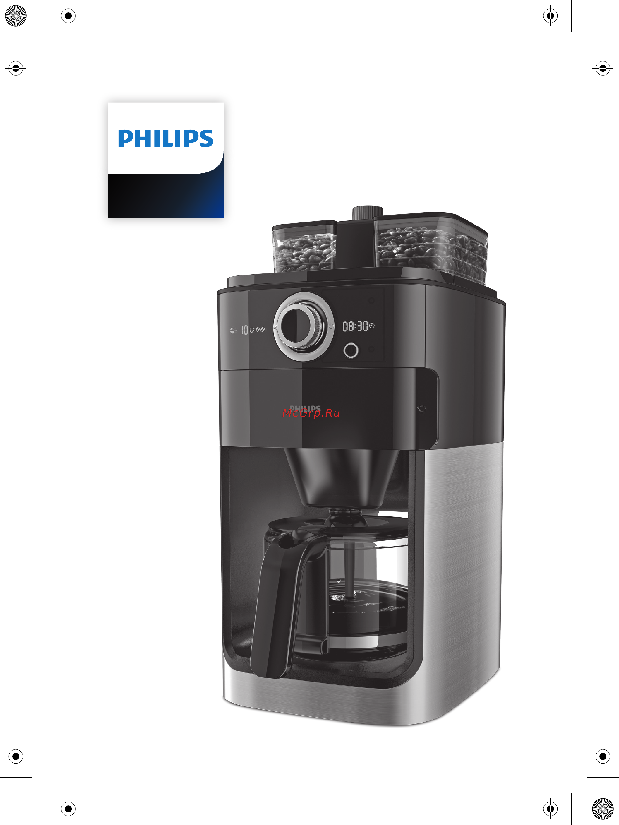 Philips HD7769 Grind & Brew Руководство по эксплуатации онлайн