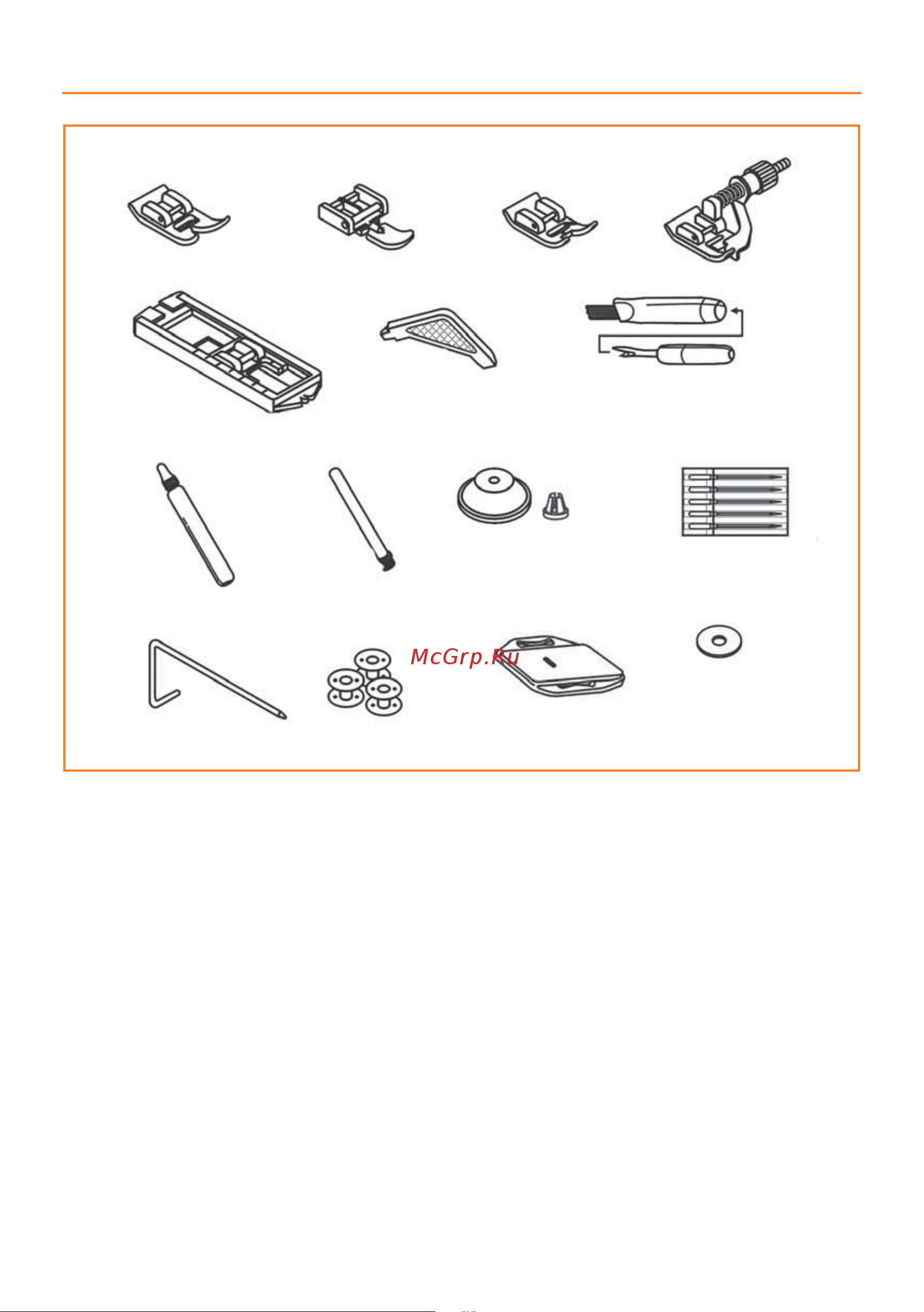Husqvarna Viking E10 [7/32] Accessories