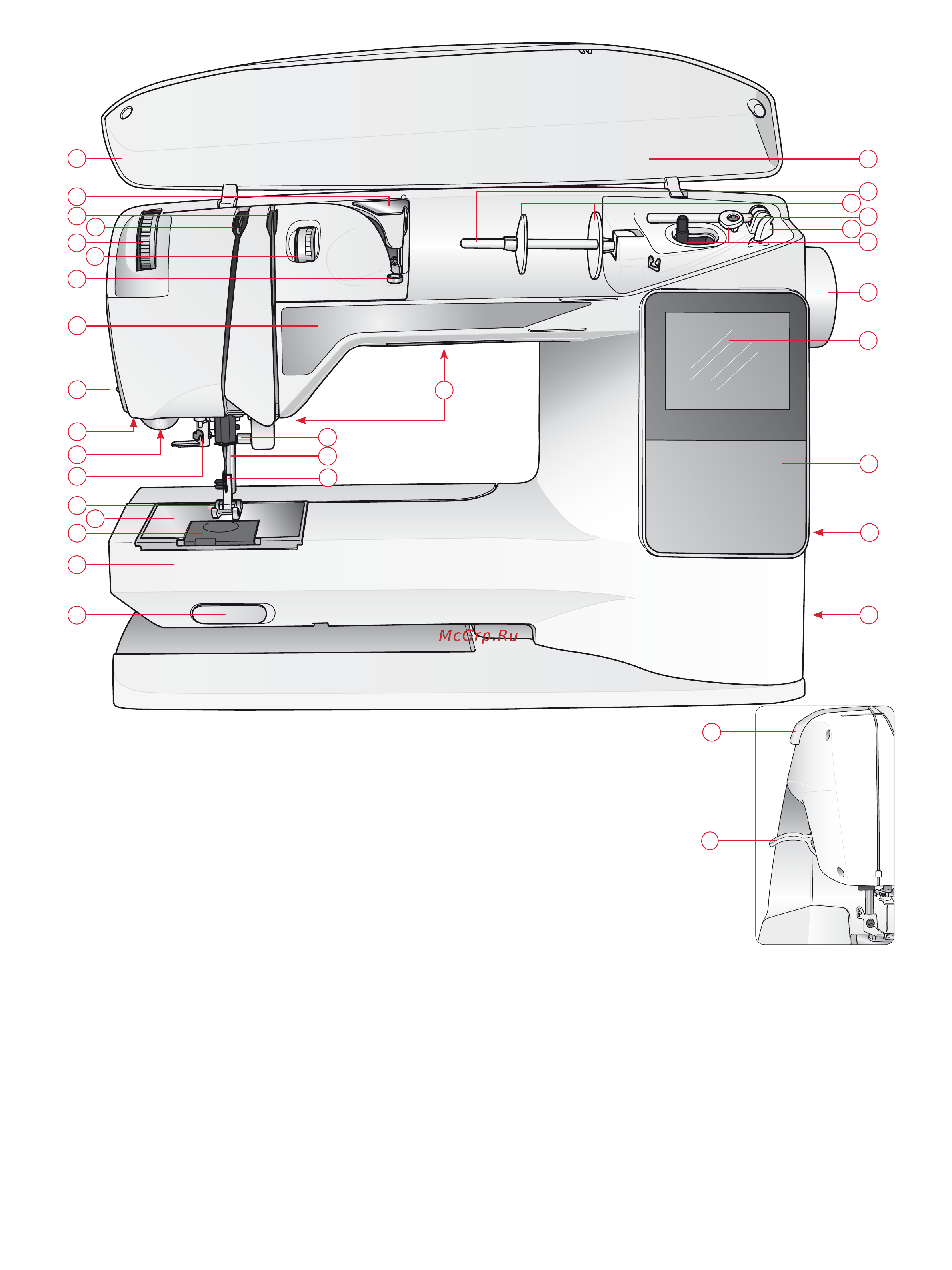 Husqvarna Opal 690Q Руководство по эксплуатации онлайн [6/68] 762909