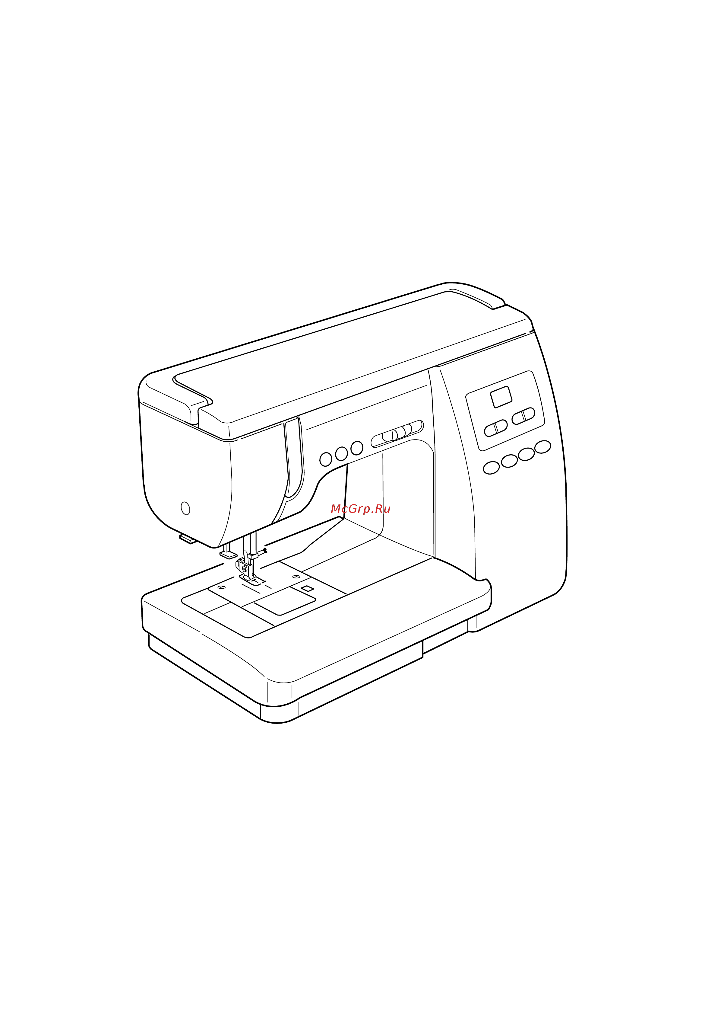 Janome QC 1M Руководство по эксплуатации онлайн