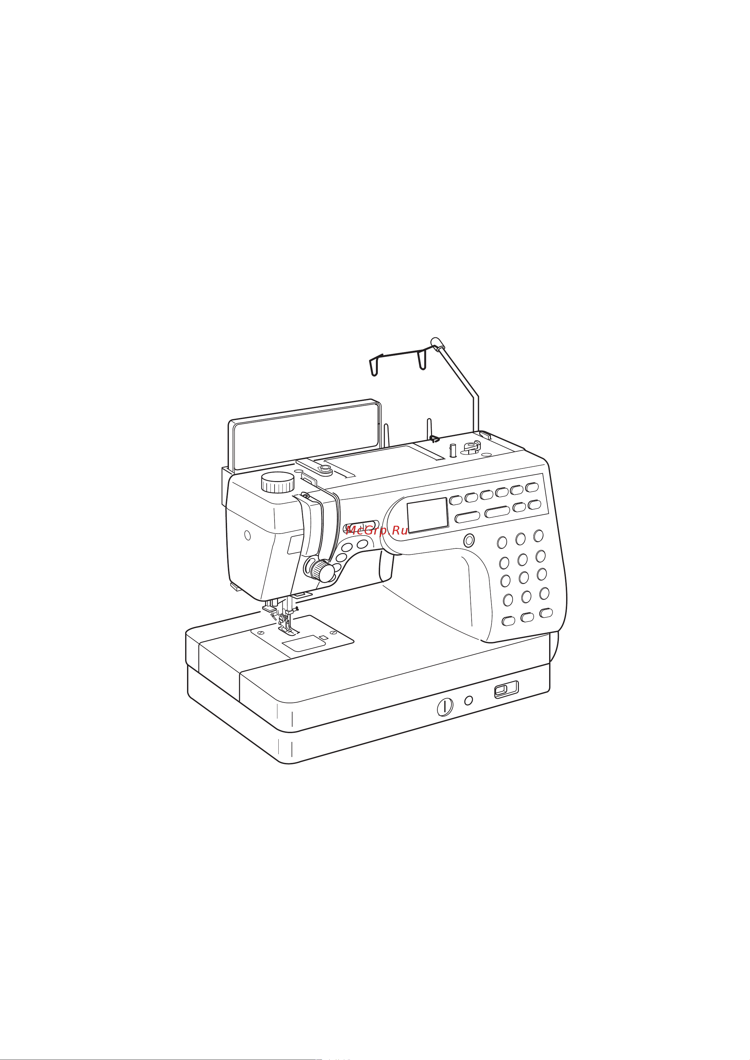 Janome Memory Craft 6600P Руководство по эксплуатации онлайн