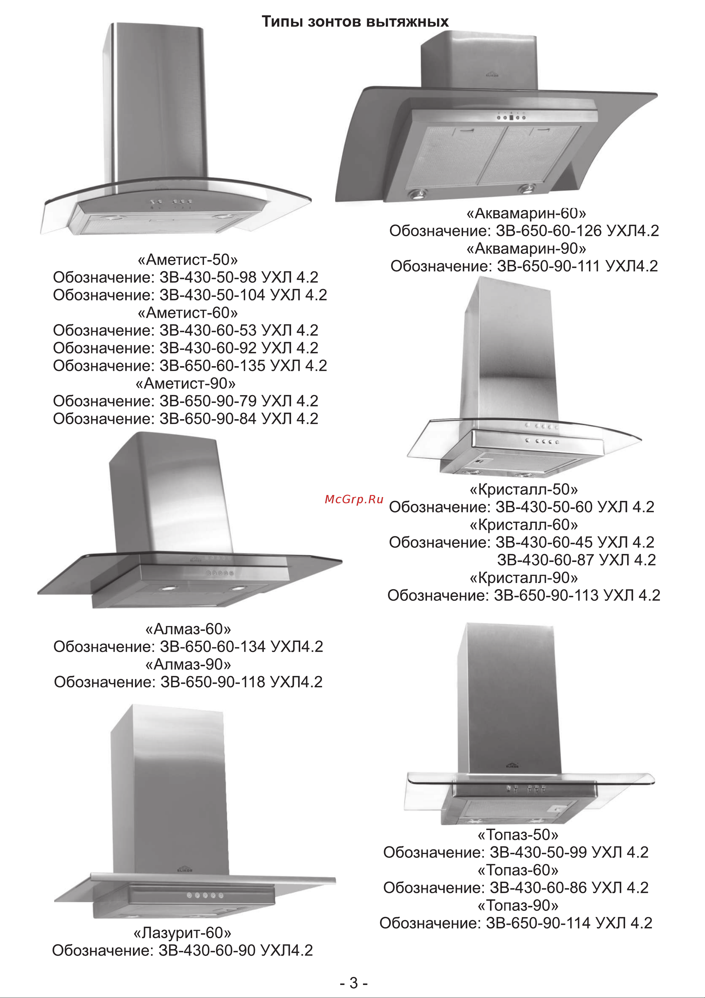 Elikor 90П-650-Э7Г Руководство по эксплуатации онлайн [3/16] 763176
