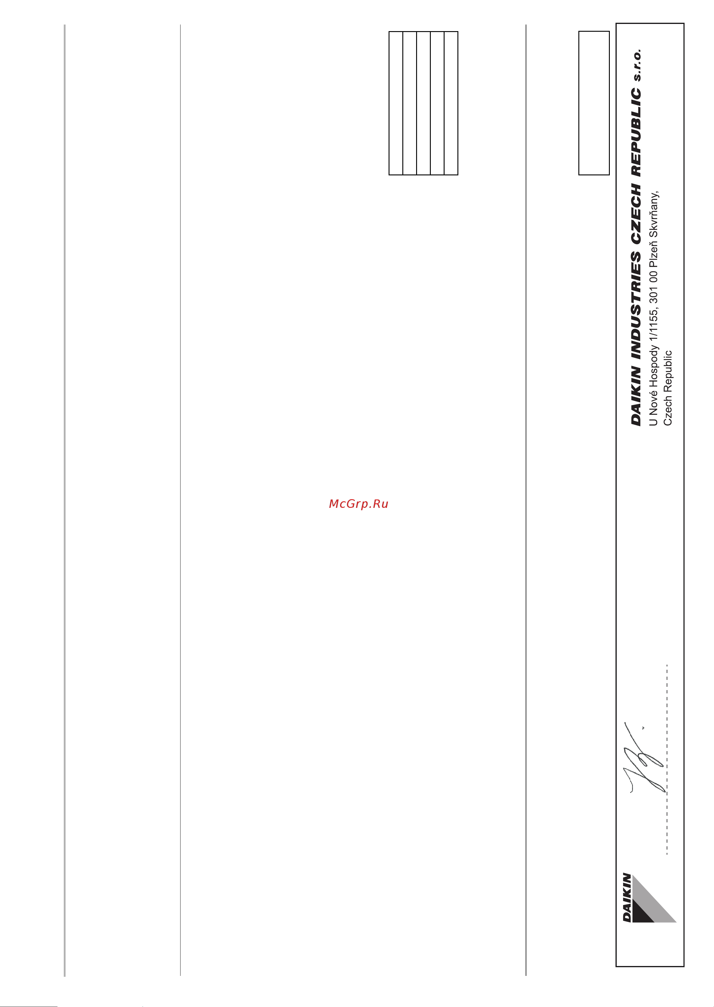 Daikin 2MXM50M9 [5/26] Denumirea şi adresa organismului notificat care a apreciat pozitiv conformarea cu directiva privind echipamentele sub presiune